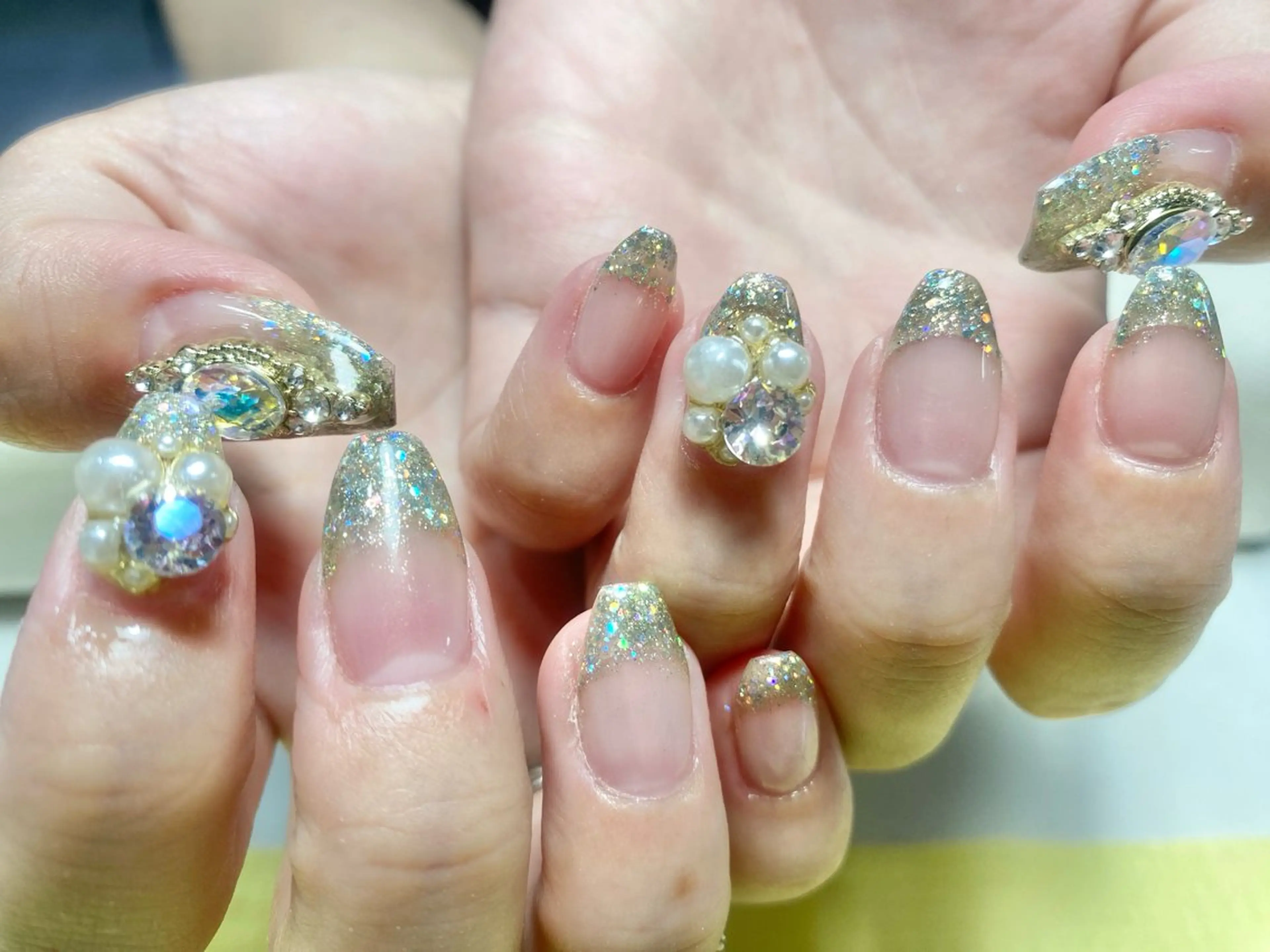 ネイル ラメ(グリッター) ハンドネイル tumake Yuiのネイルデザイン