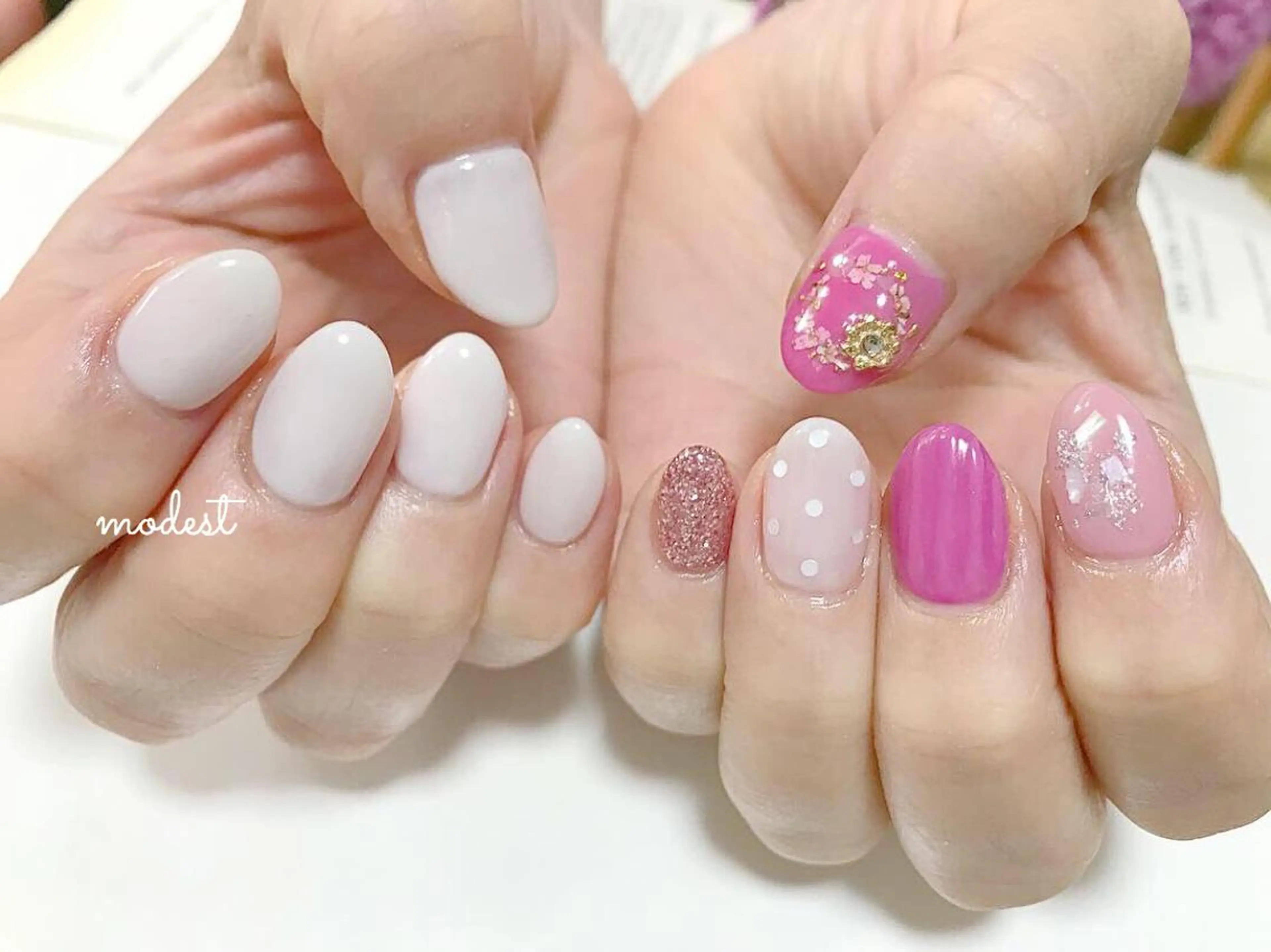 ネイル 久田 悠佳のネイルデザイン