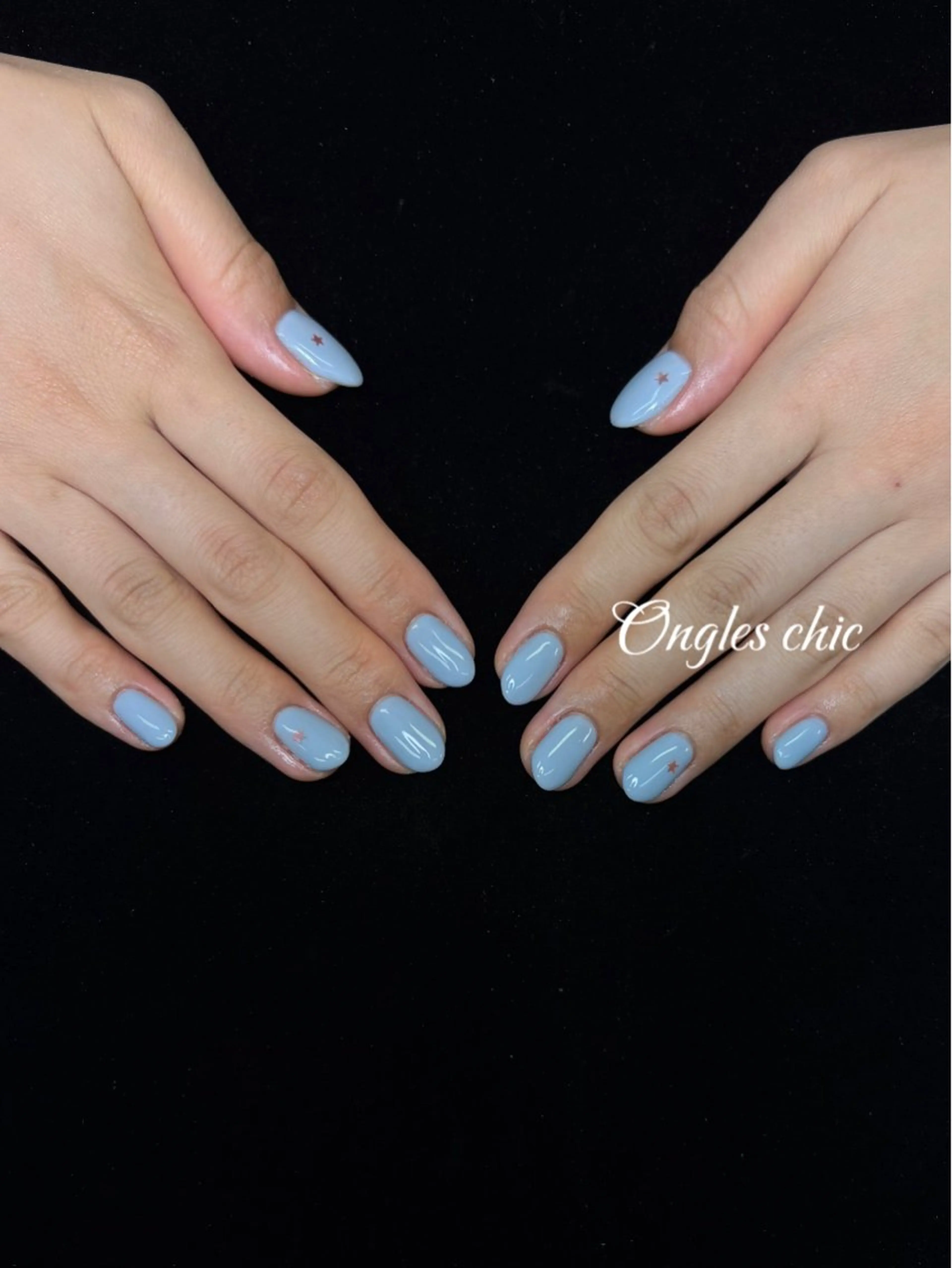 ネイル アートネイル オーロラネイル フレンチネイル ジェルネイル マグネットネイル ongles chicのネイルデザイン