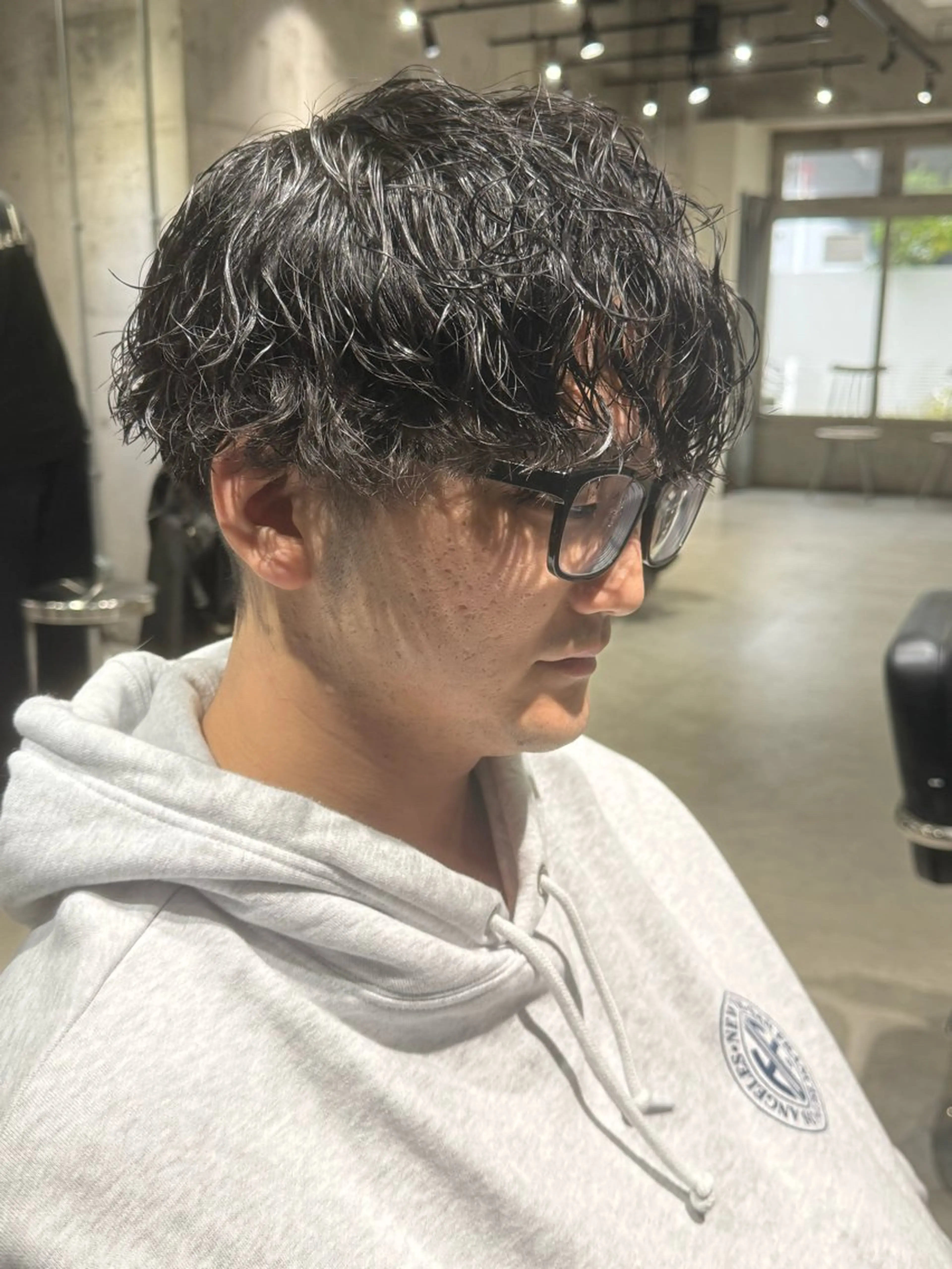メンズ メンズパーマ カット MEN’SsalonHYPE所属・布施メンズ特化美容師 秋山　涼のヘアスタイル