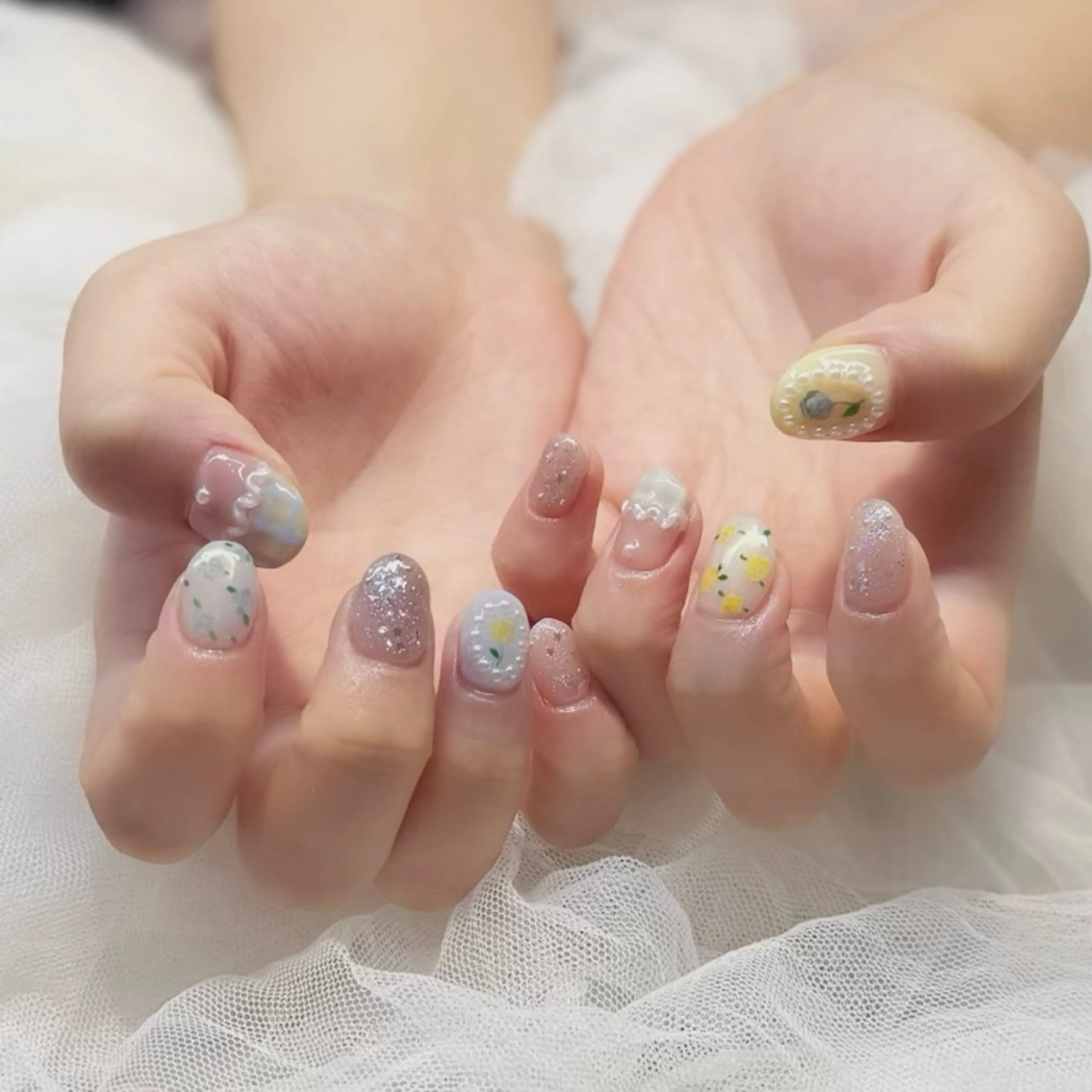 ネイル ハンドネイル 新井 ひなののネイルデザイン