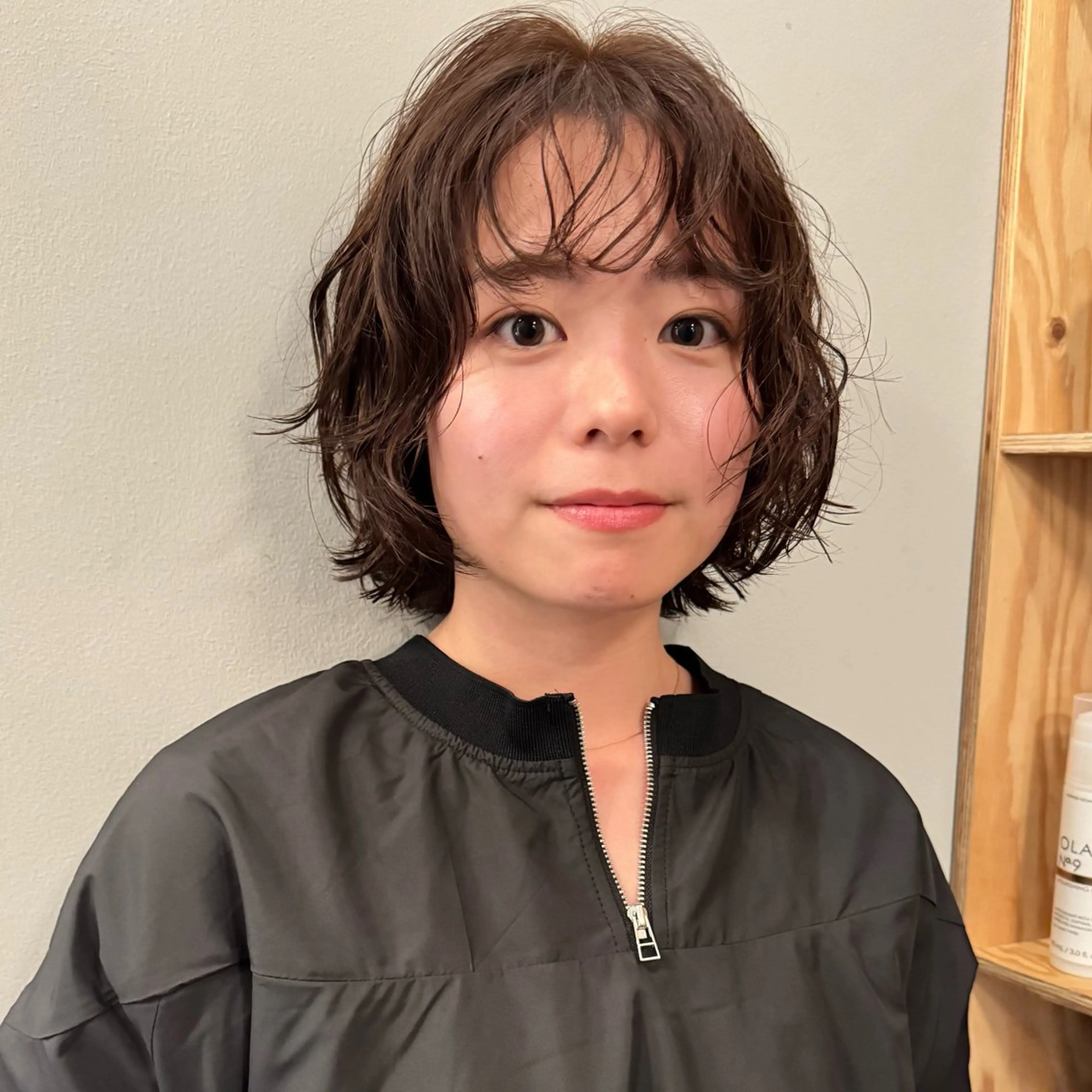 ミディアム カラー パーマ カット パーマ トリートメント 🌿レイヤーボブ/パ ーマ🌿　木梨健太のヘアスタイル