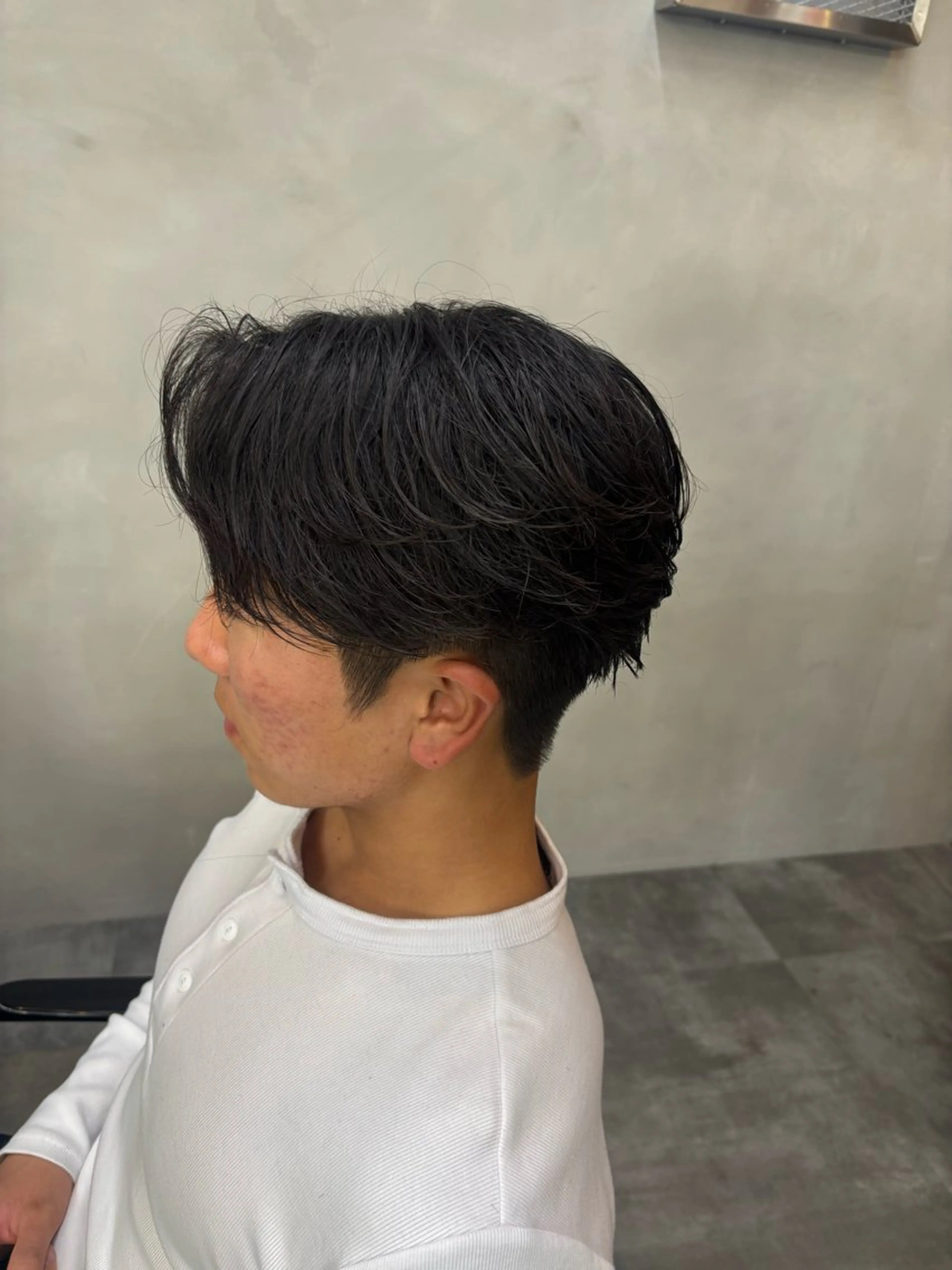 ショート メンズ カット パーマ 鹿児島 TSUBASAのヘアスタイル