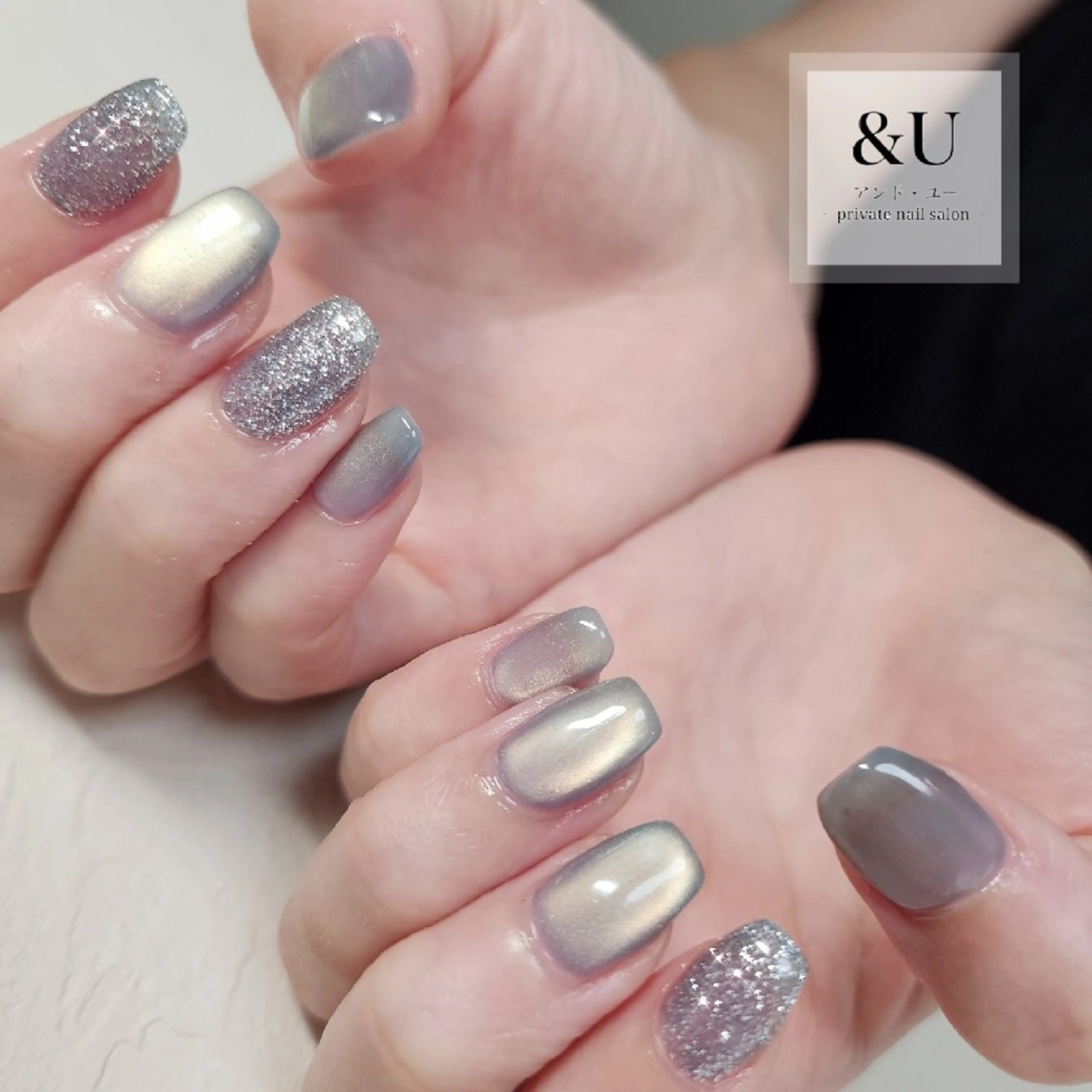 ネイル マグネットネイル ハンドネイル ＆Ｕ (アンド・ユー)のネイルデザイン