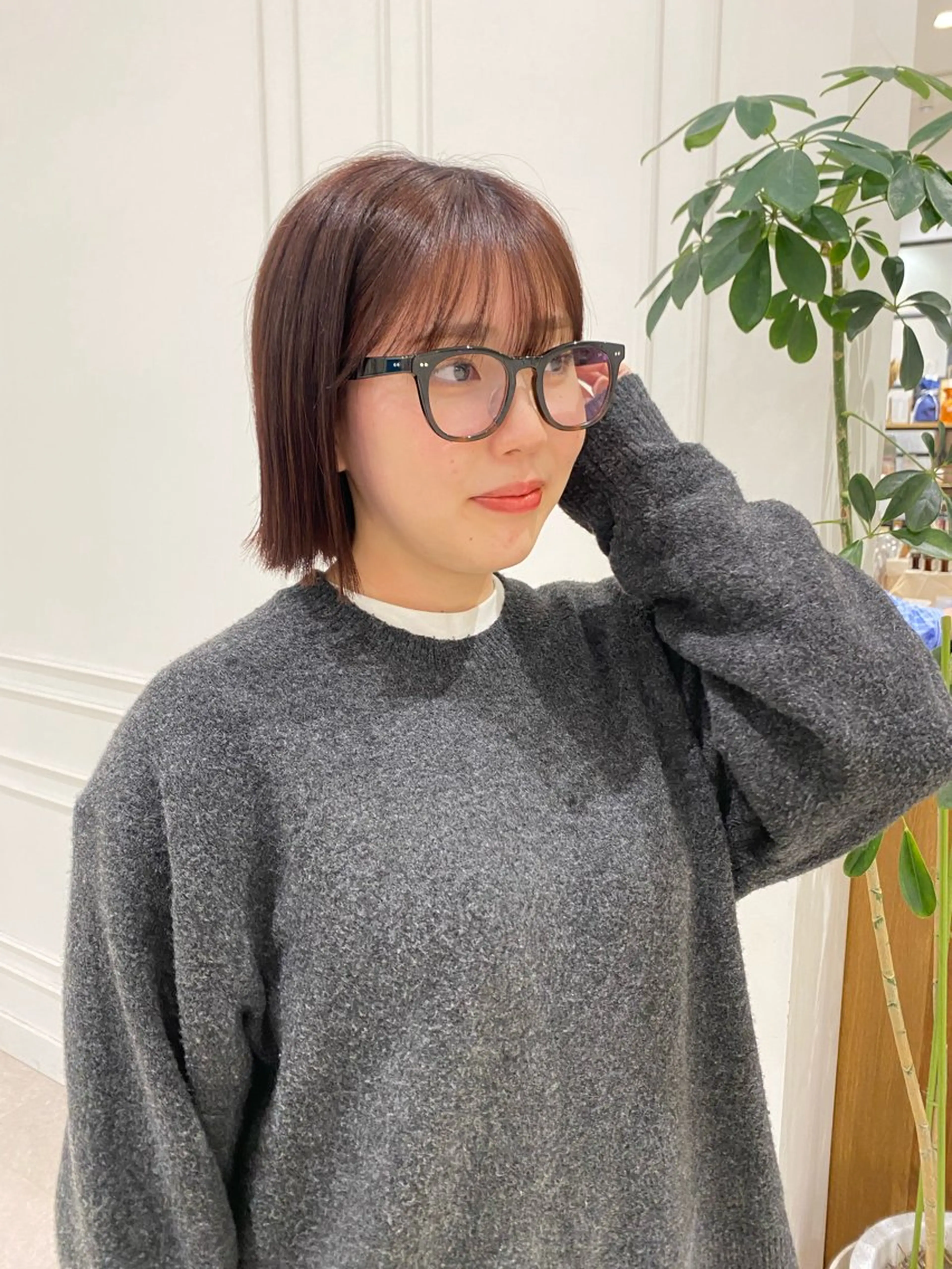 【年末限定】ツヤ感カラー＋4stepトリートメントの写真