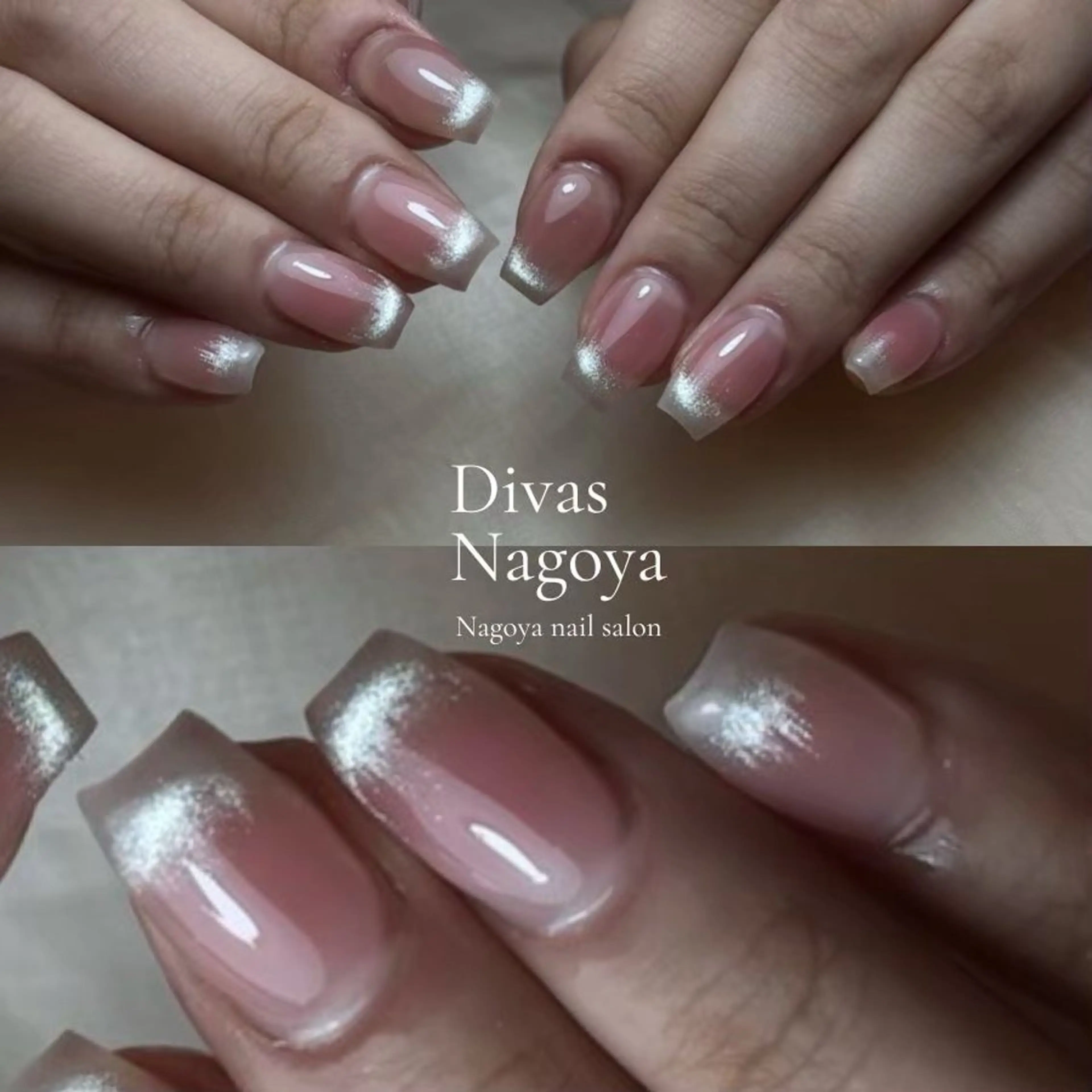 ネイル ジェルネイル マグネットネイル ニュアンスネイル パラジェル ワンホンネイル 🎀 Dig _Nagoyaのネイルデザイン