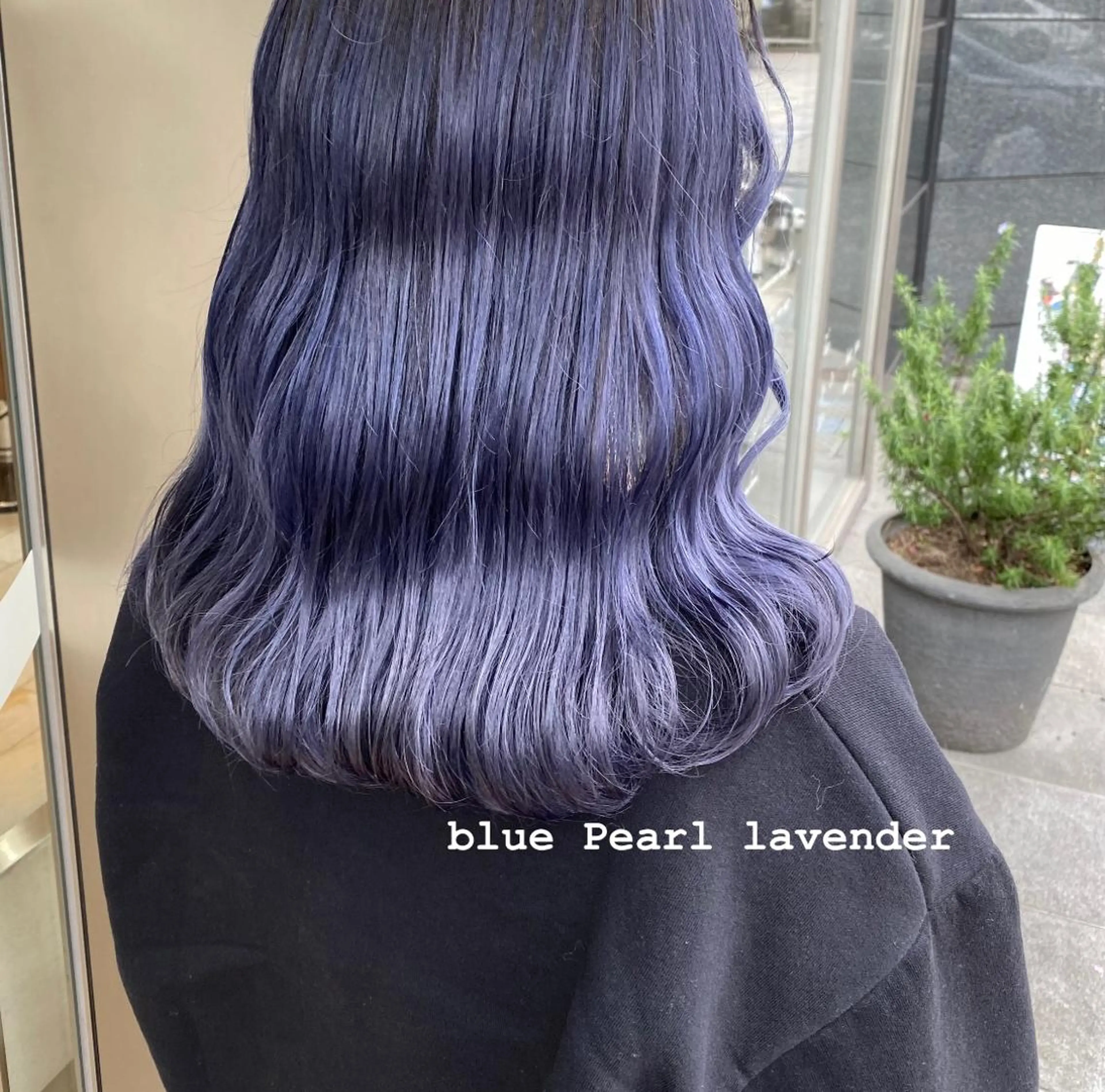 ミディアム カラー ブルーカラー 透明感カラー ラベンダーカラー 韓国風ヘア carelly 成増店所属・ツカハラ リリカ 👒柔らかカラー👒のヘアスタイル