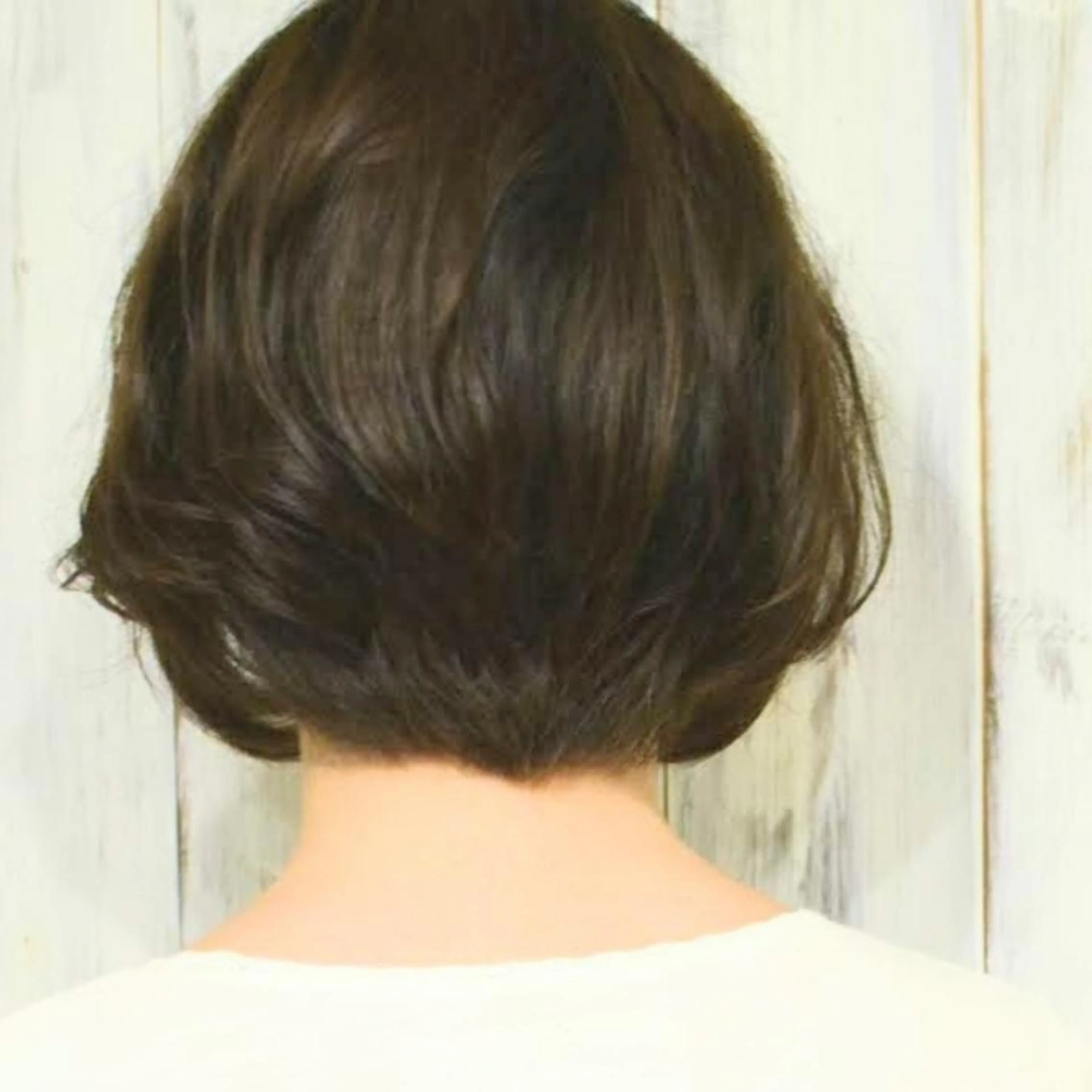 ショート くびれヘア くせ毛 ショートヘア カット 黒田 かな子のヘアスタイル