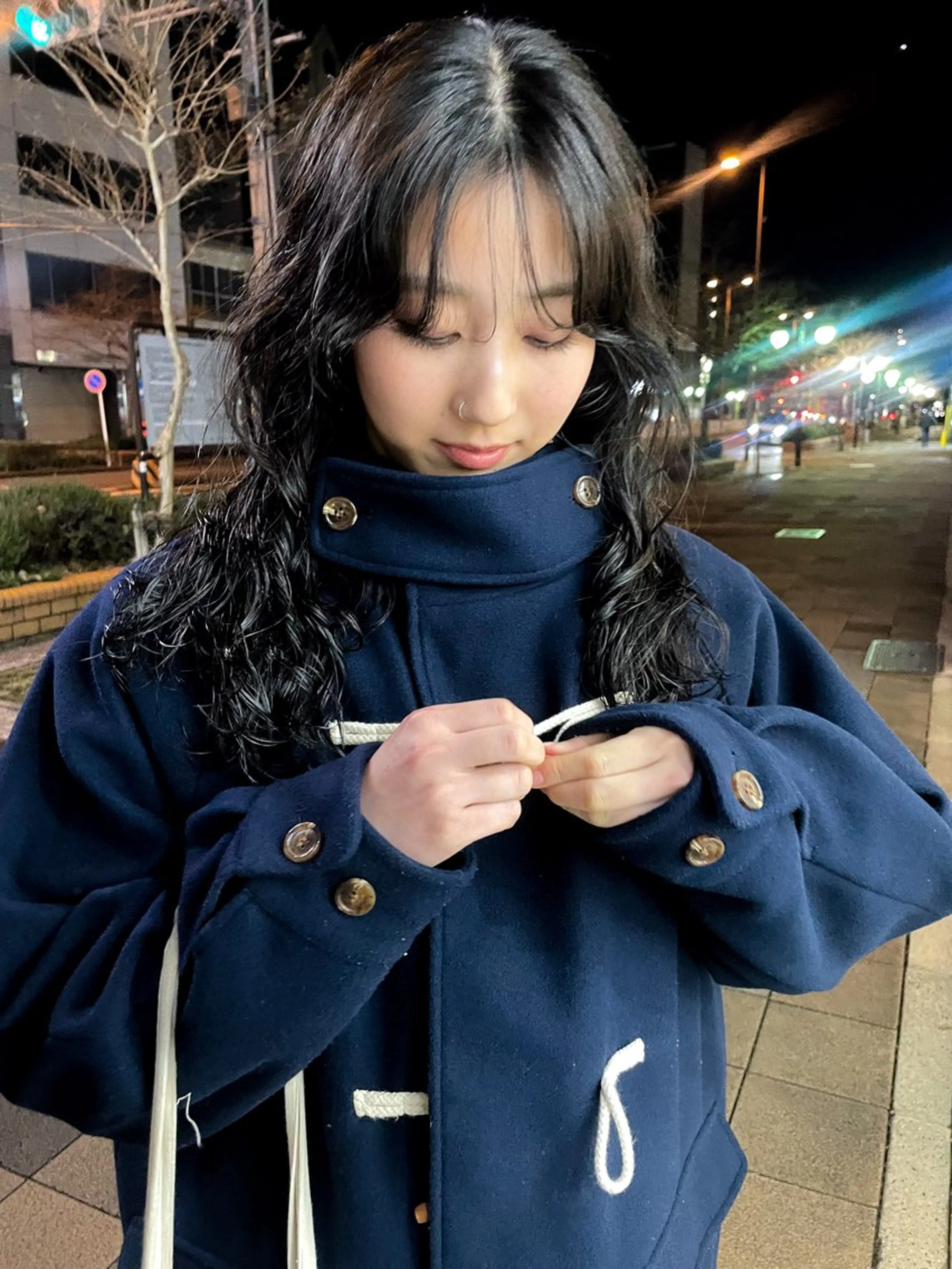 ロング パーマ パーマ/レイヤー 岩山丈一郎のヘアスタイル