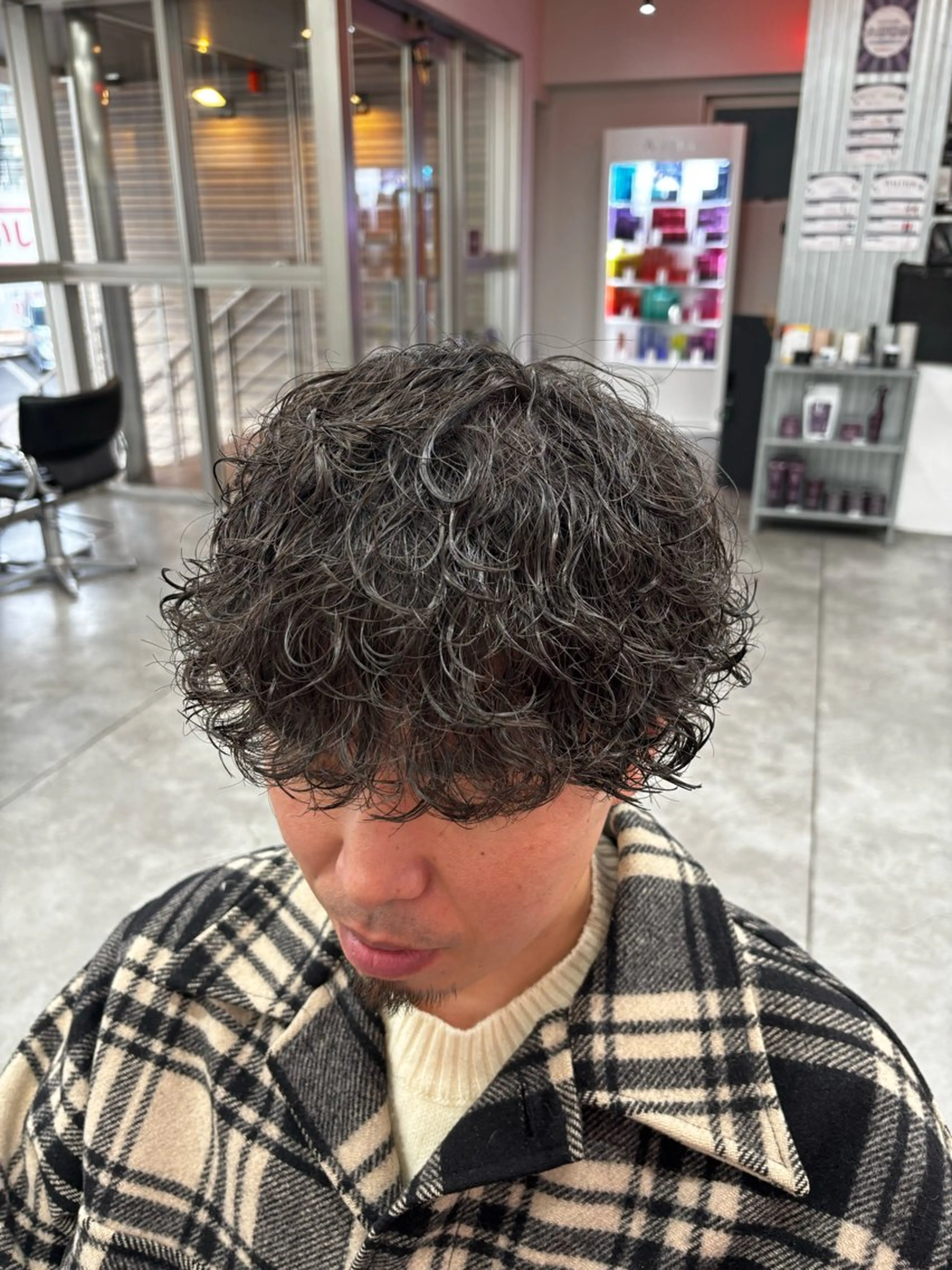 パーマ メンズ カット パーマ メンズ特化✨️ 韓国風パーマ🔥一八のヘアスタイル