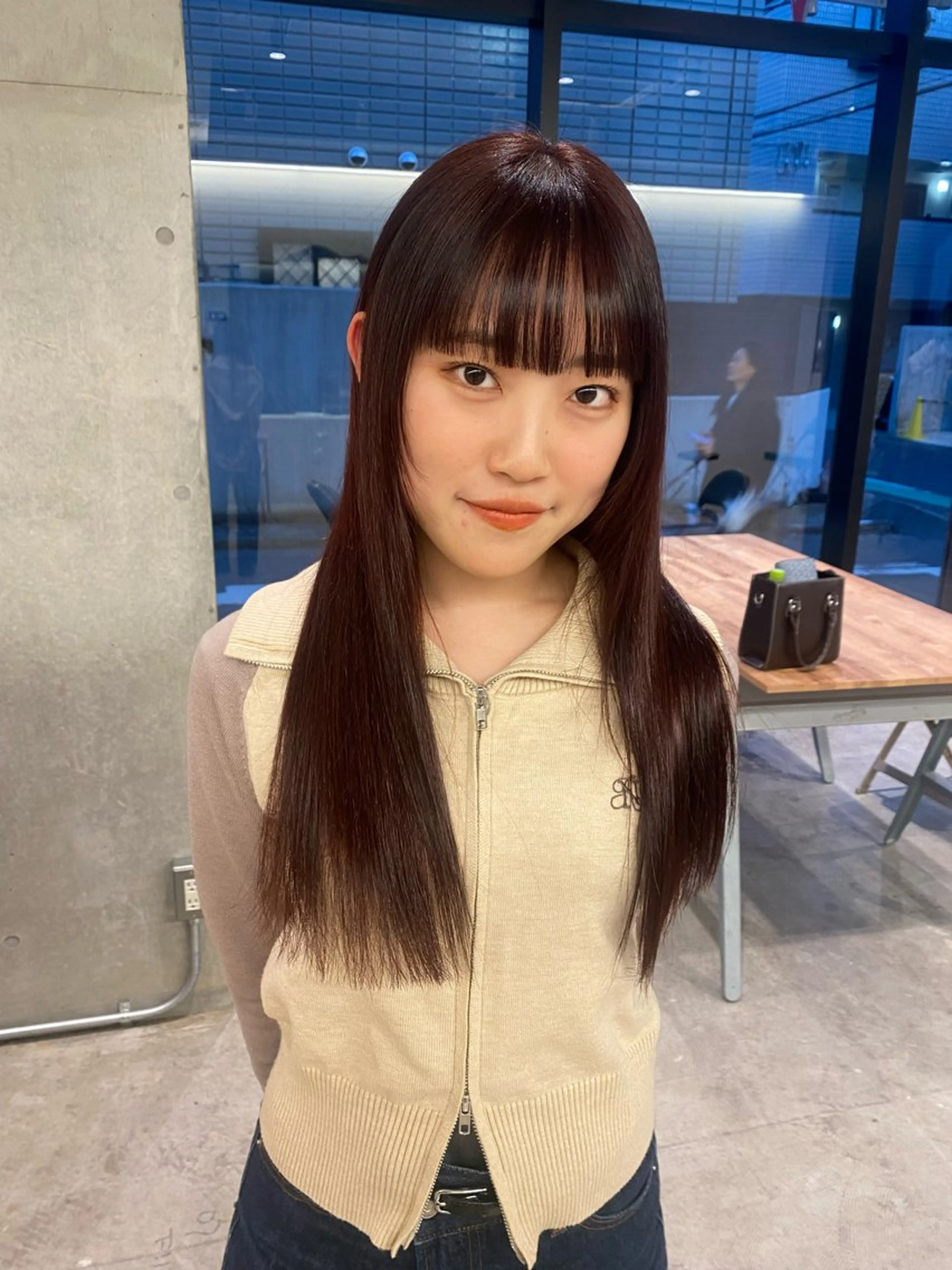 ロング カラー カット ヘアカラー トリートメント レイヤー/柔色 カラー/SAkiのヘアスタイル