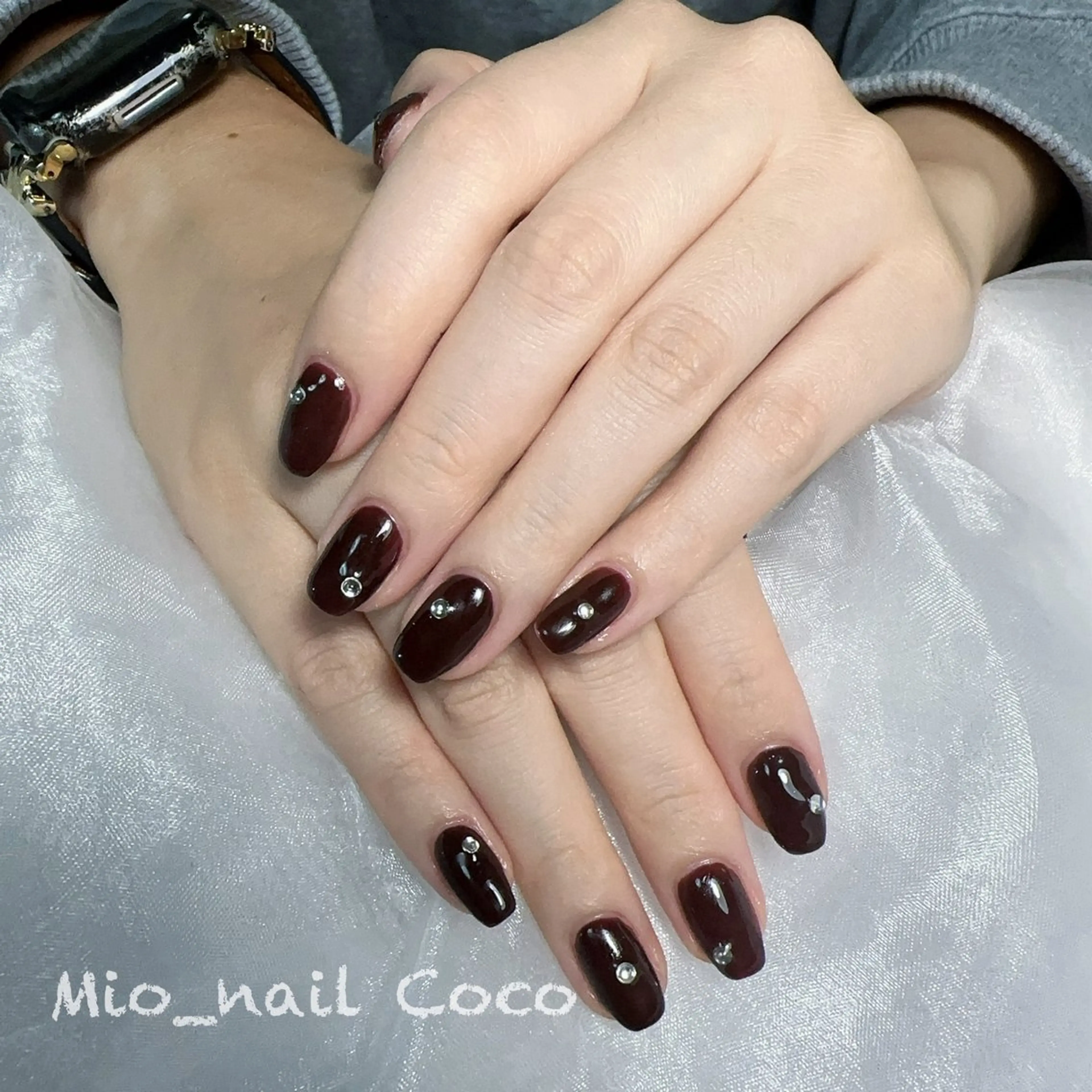 ネイル ストーンネイル ハンドネイル Shito nail salon所属・Shito ネイルのネイルデザイン