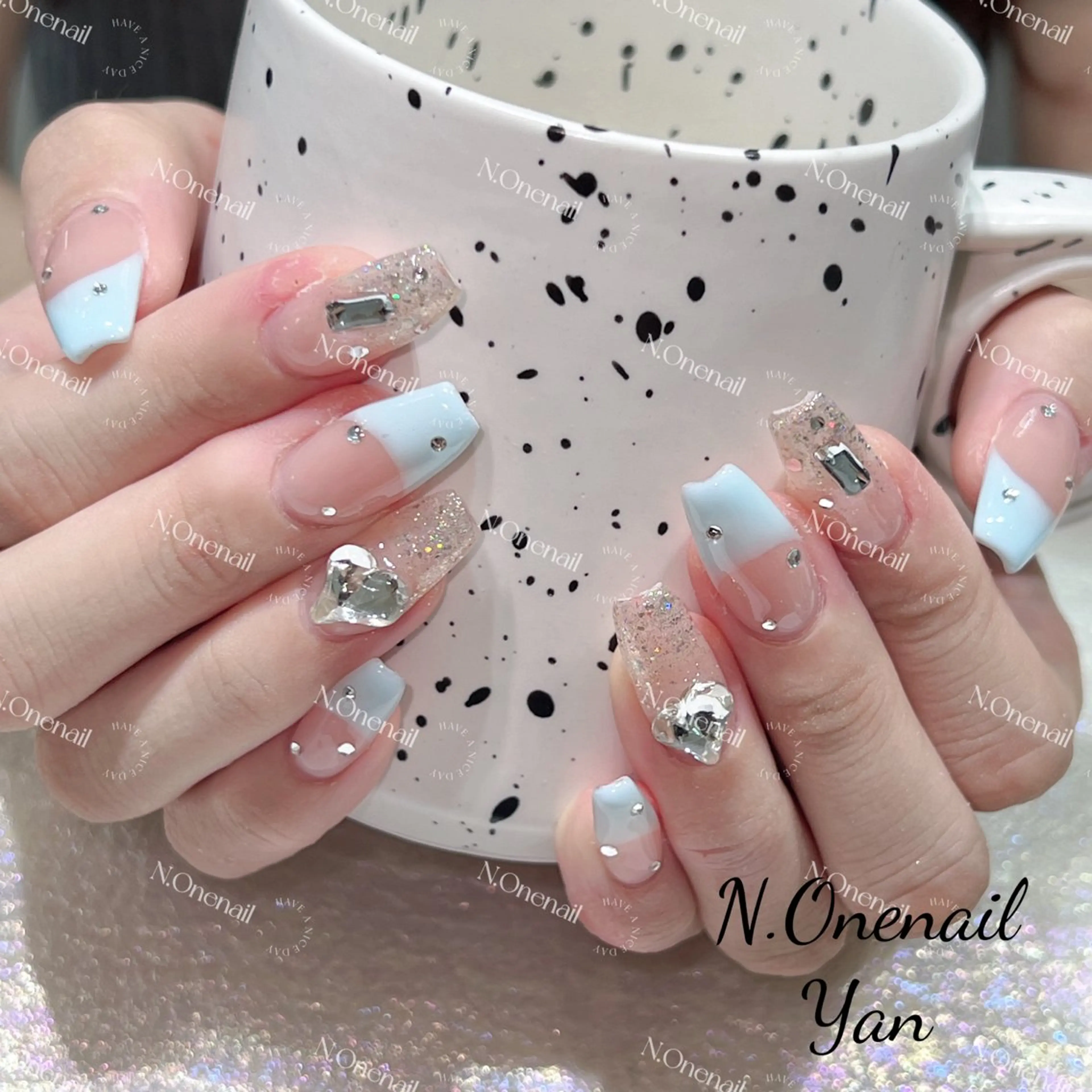 ネイル ハンドネイル 長いだし/スカルプ/ パラシェルN.oneのネイルデザイン