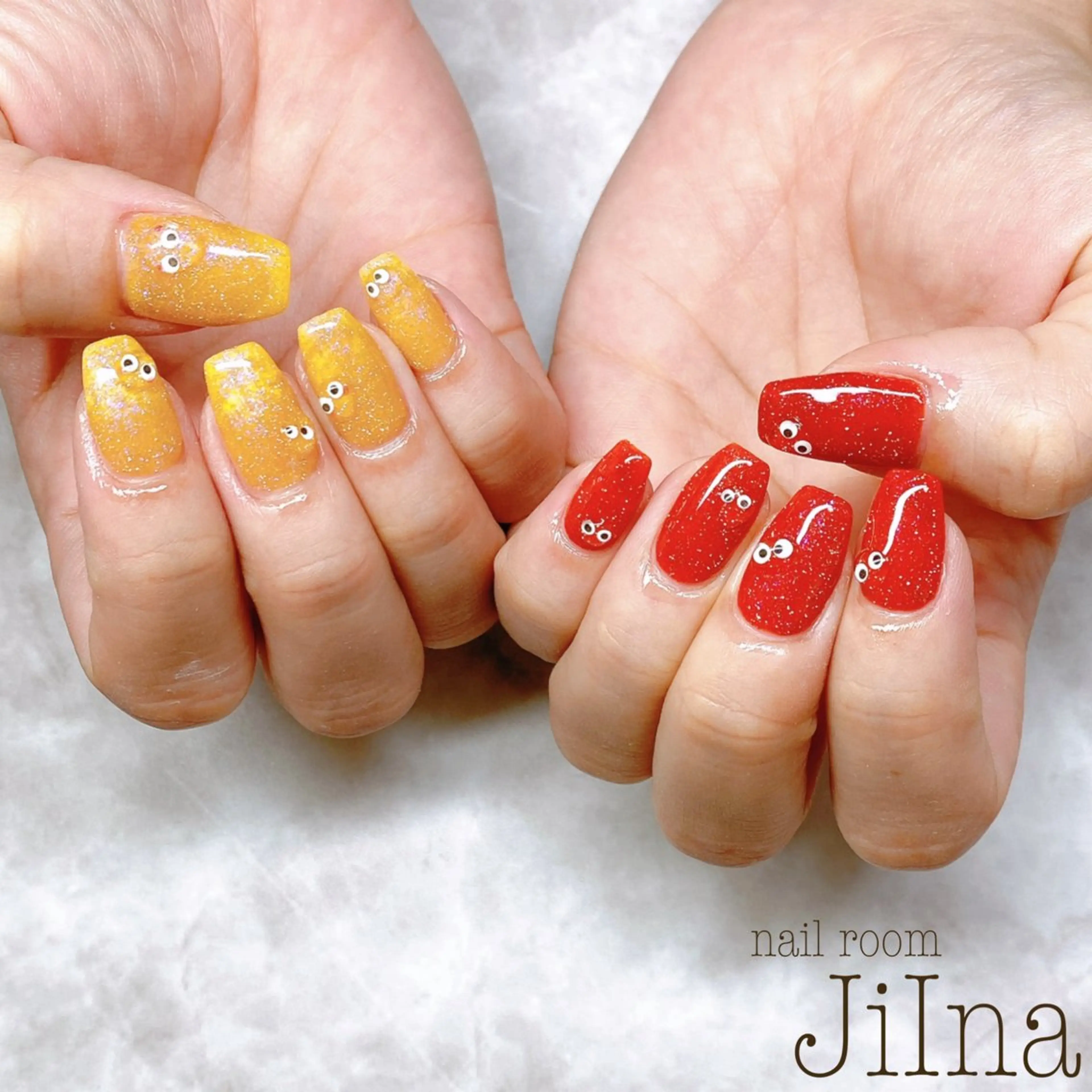ネイル フラッシュネイル JiIna nailのネイルデザイン