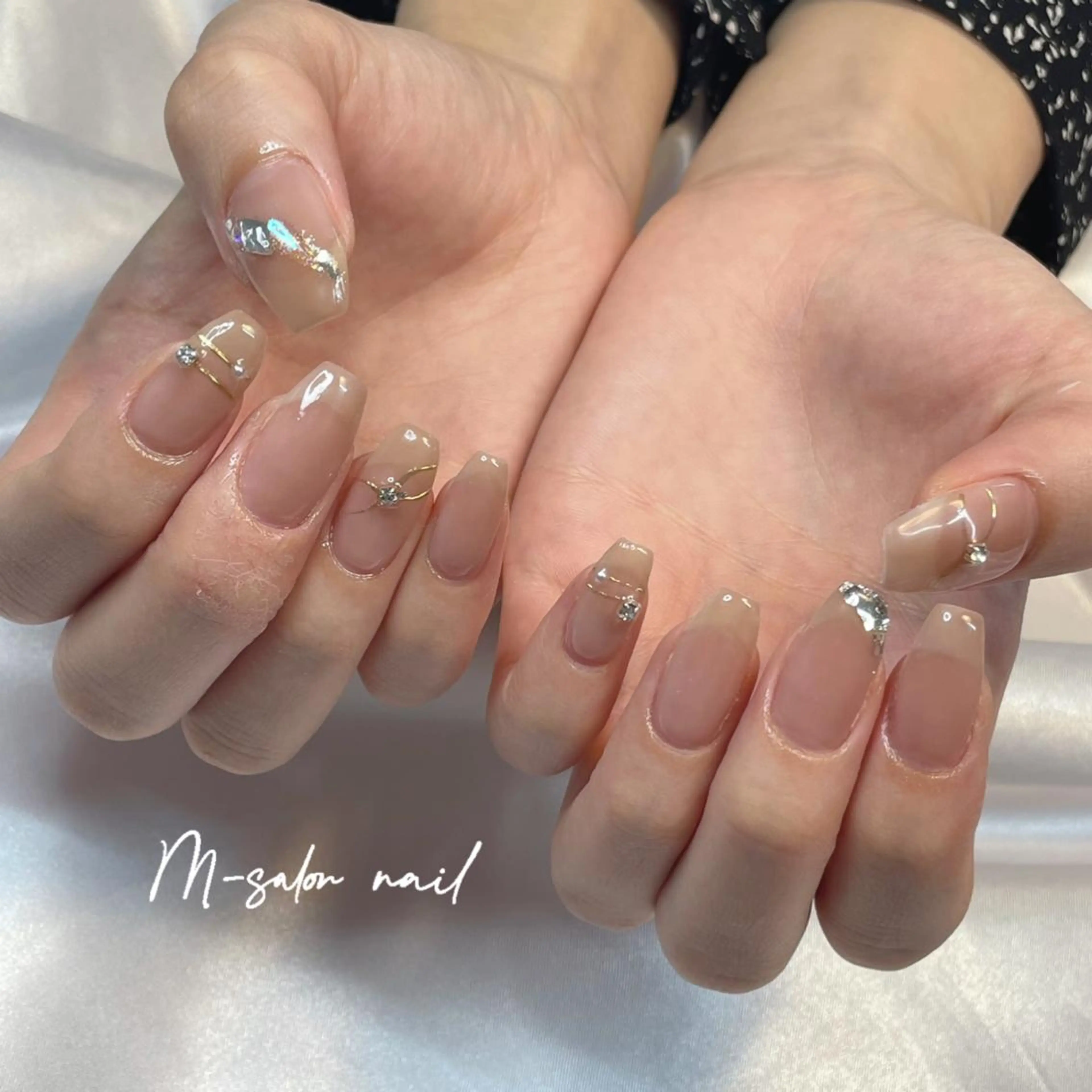 ネイル ハンドネイル 韓国/網紅/パーツ M-salonのネイルデザイン
