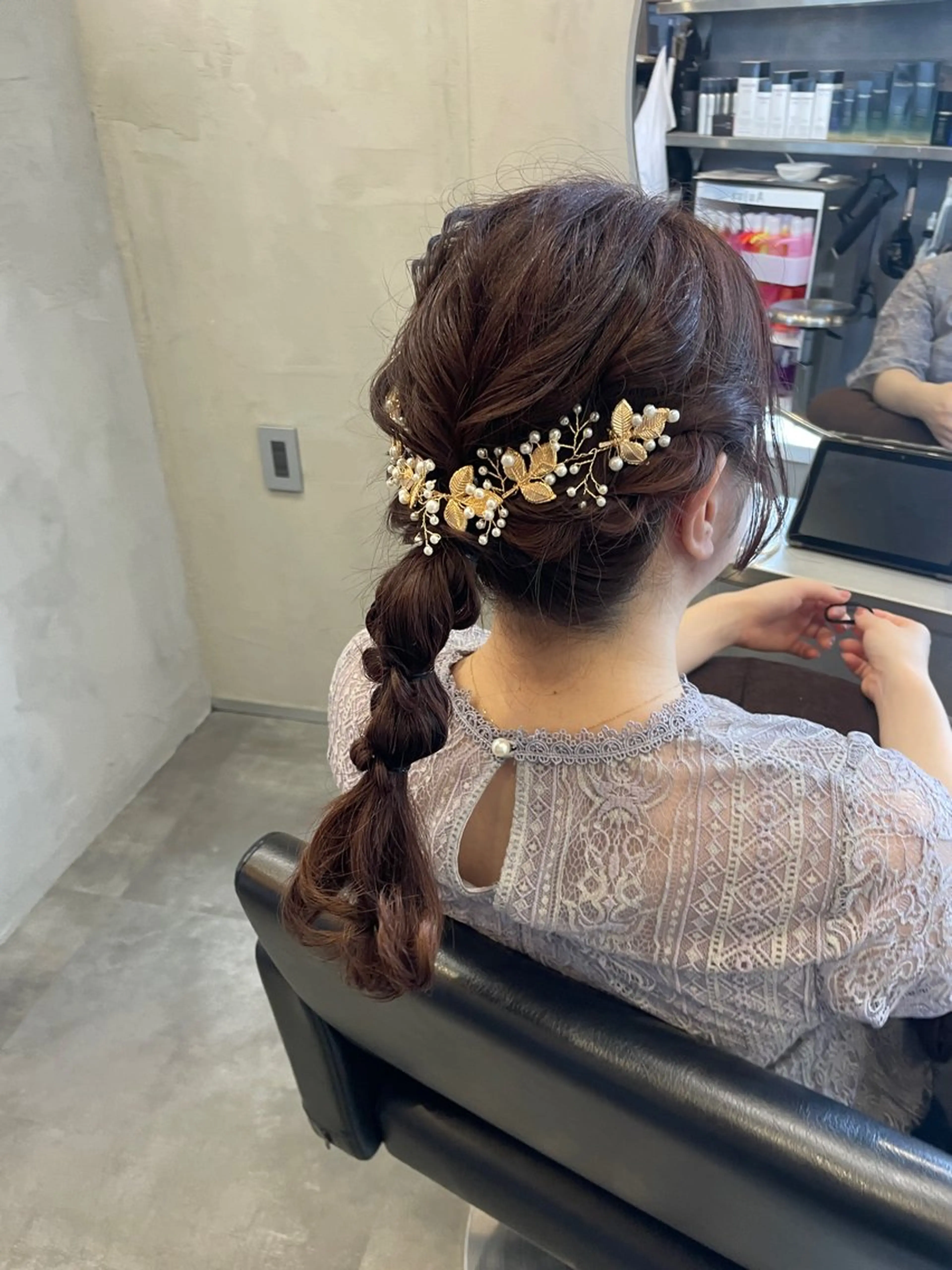 ヘアアレンジ ヘアセット 博多ブリーチ /Ririkaのヘアスタイル