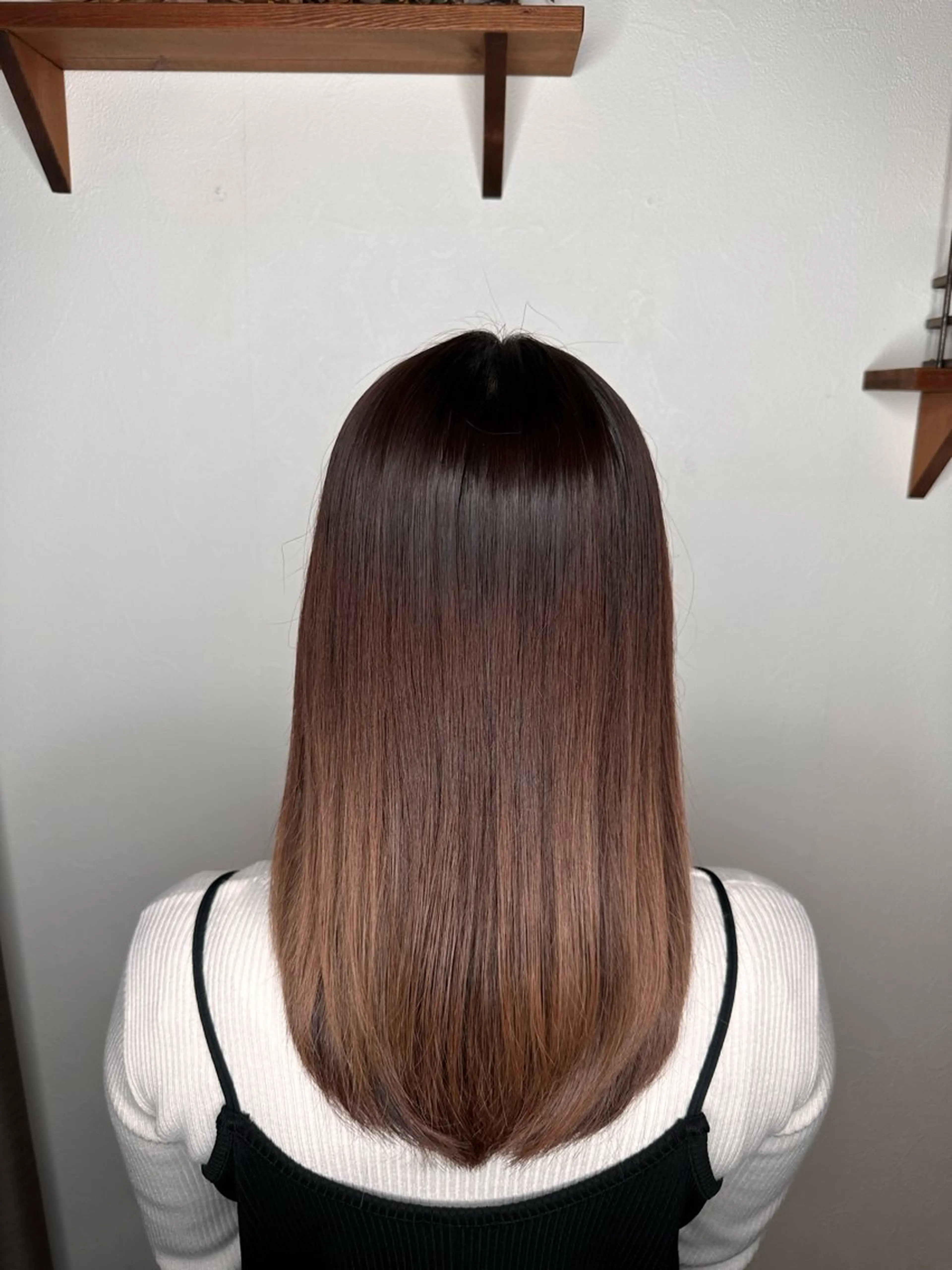 ロング カラー 美容室Un所属・岡野  伊吹【縮毛矯 正/髪質改善】のヘアスタイル