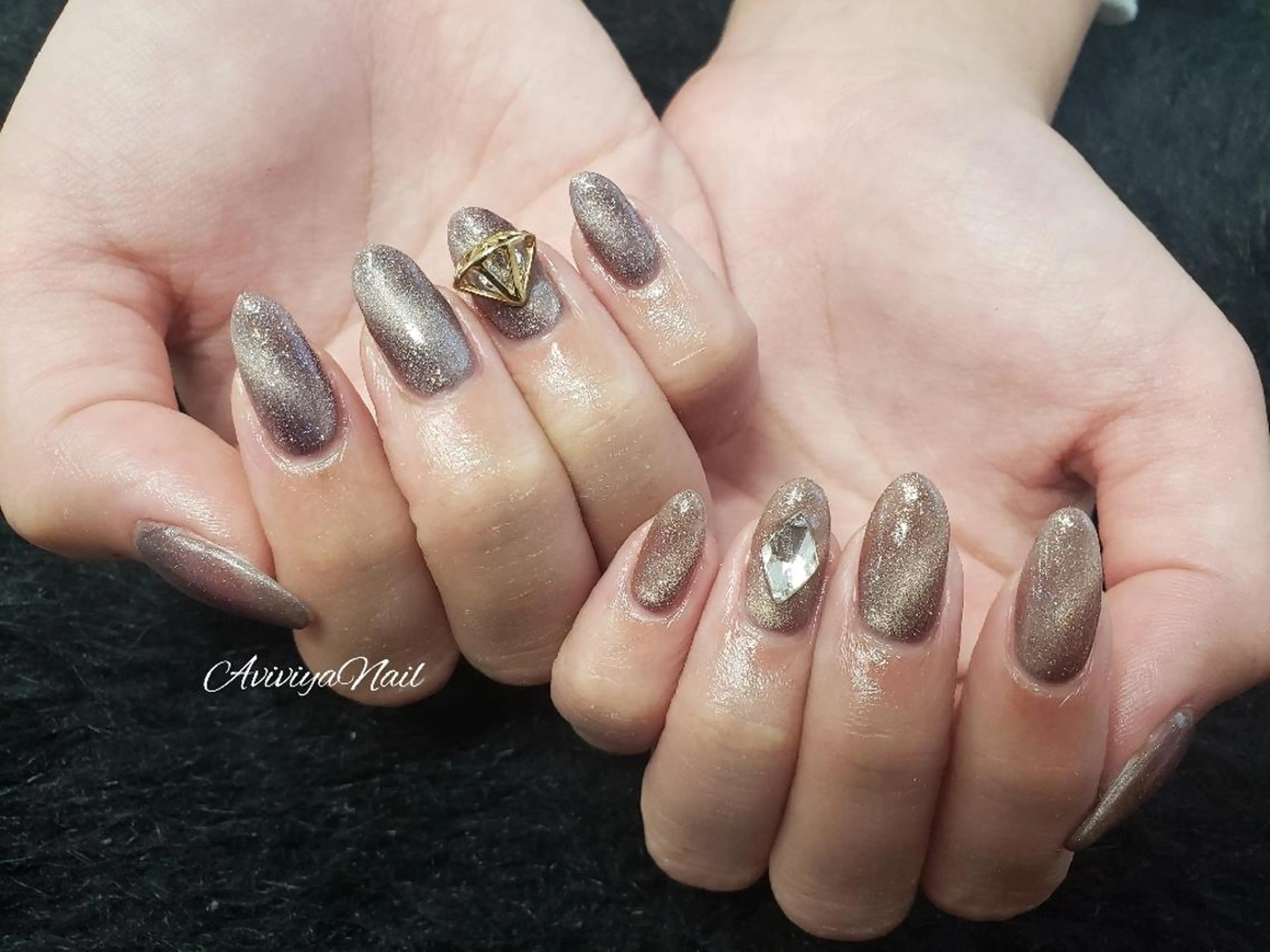ネイル マグネットネイル AviviyaNail所属・kubo ayaのネイルデザイン