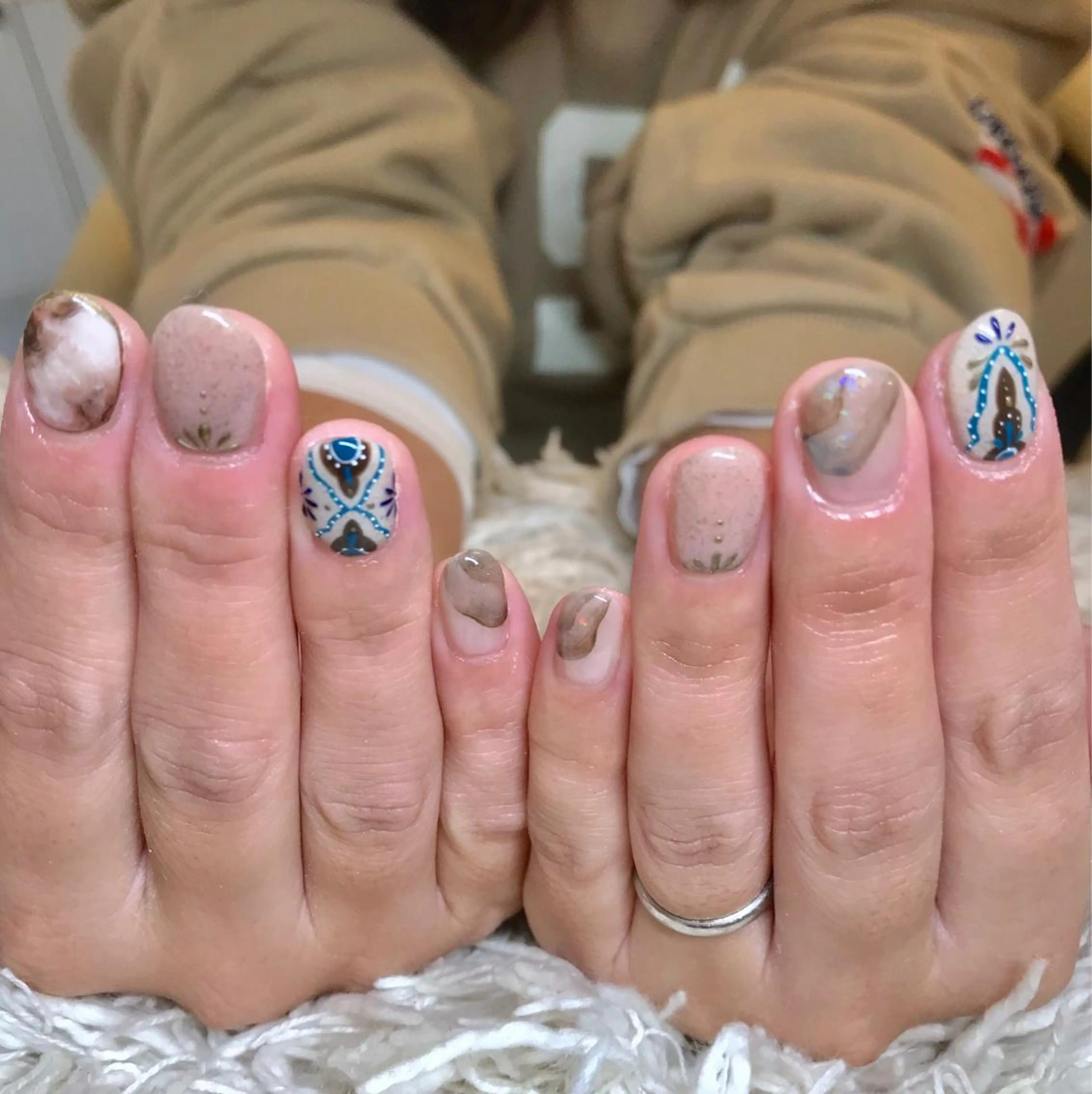 ショート カラー パーマ ヘアアレンジ ネイル マツエク・マツパ nail&eye Aoのマツエク・マツパデザイン