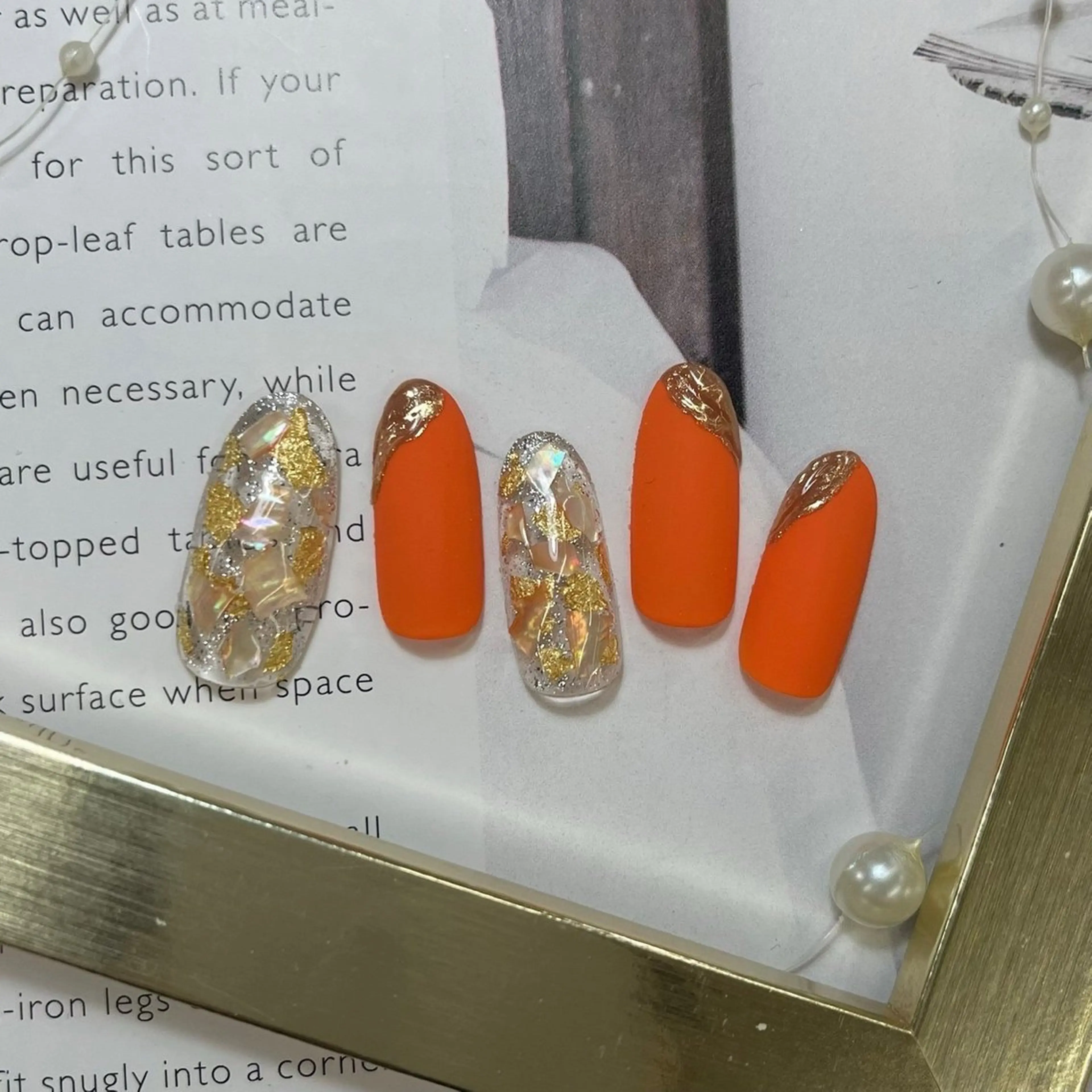 ネイル ⭐︎休業中の練習⭐︎ JNA認定講師髙橋のネイルデザイン