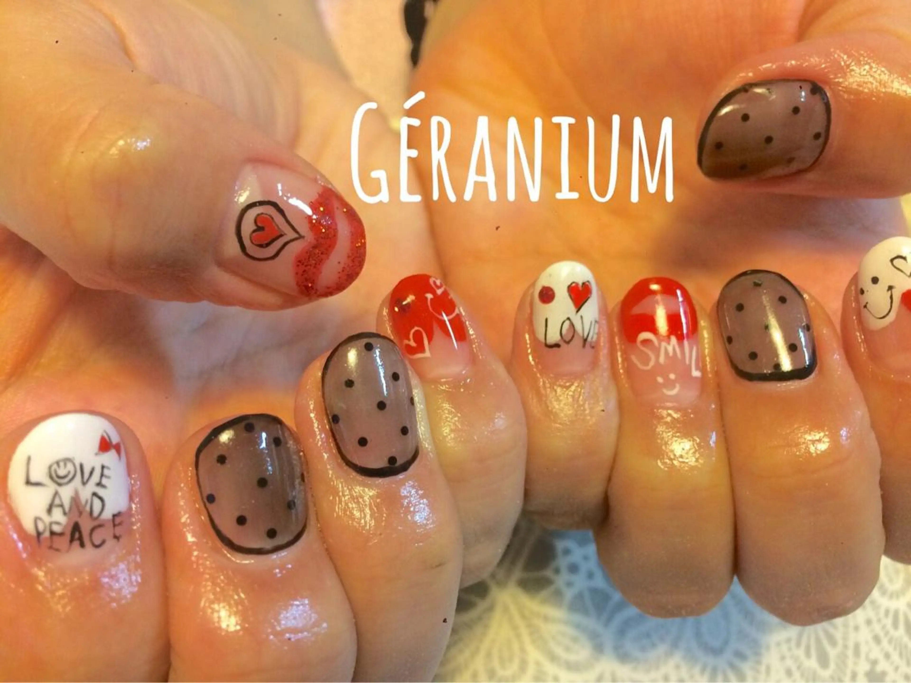 ネイル GéRanium Harukaのネイルデザイン