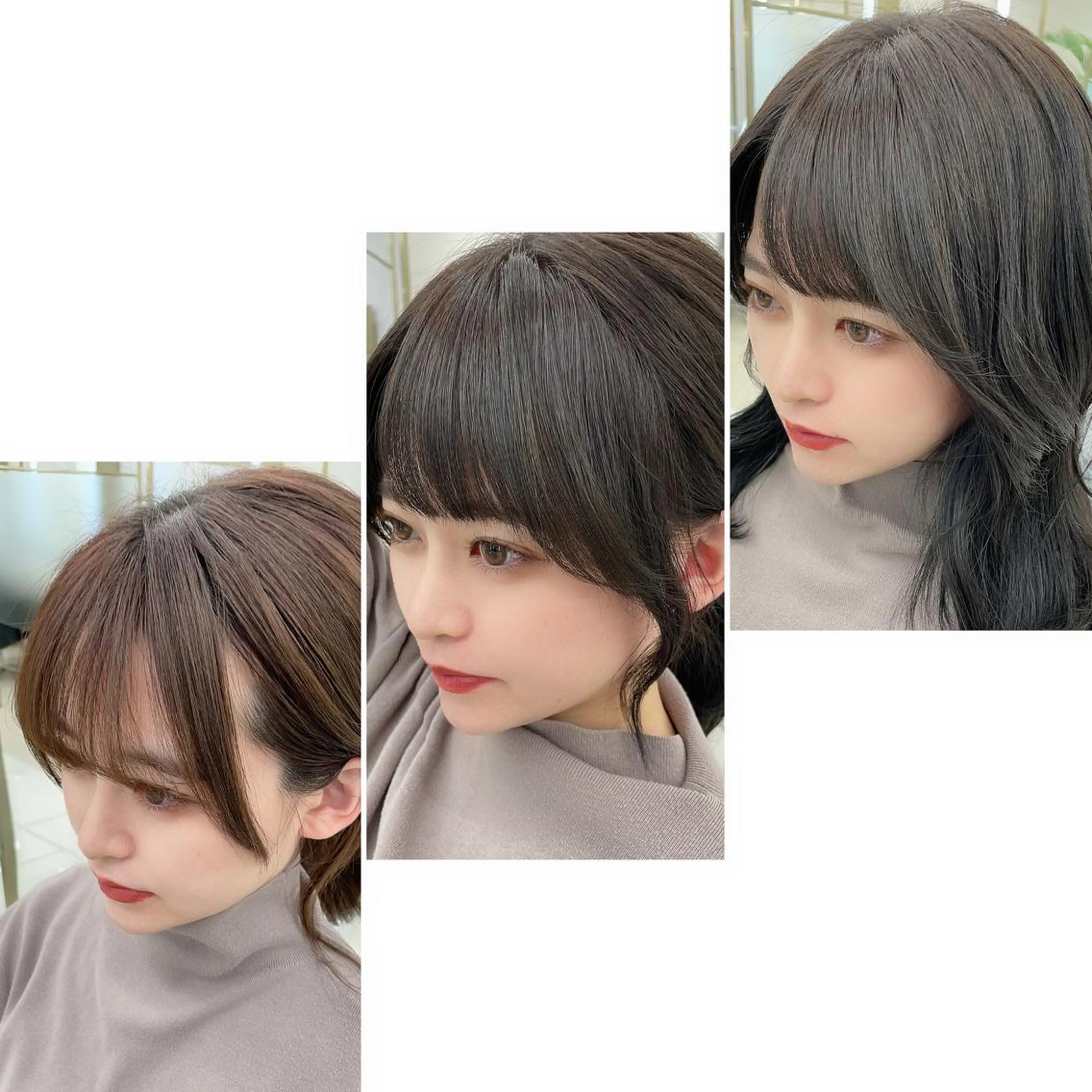 ミディアム カラー COA GINZA 空也/前髪/顔まわりのヘアスタイル