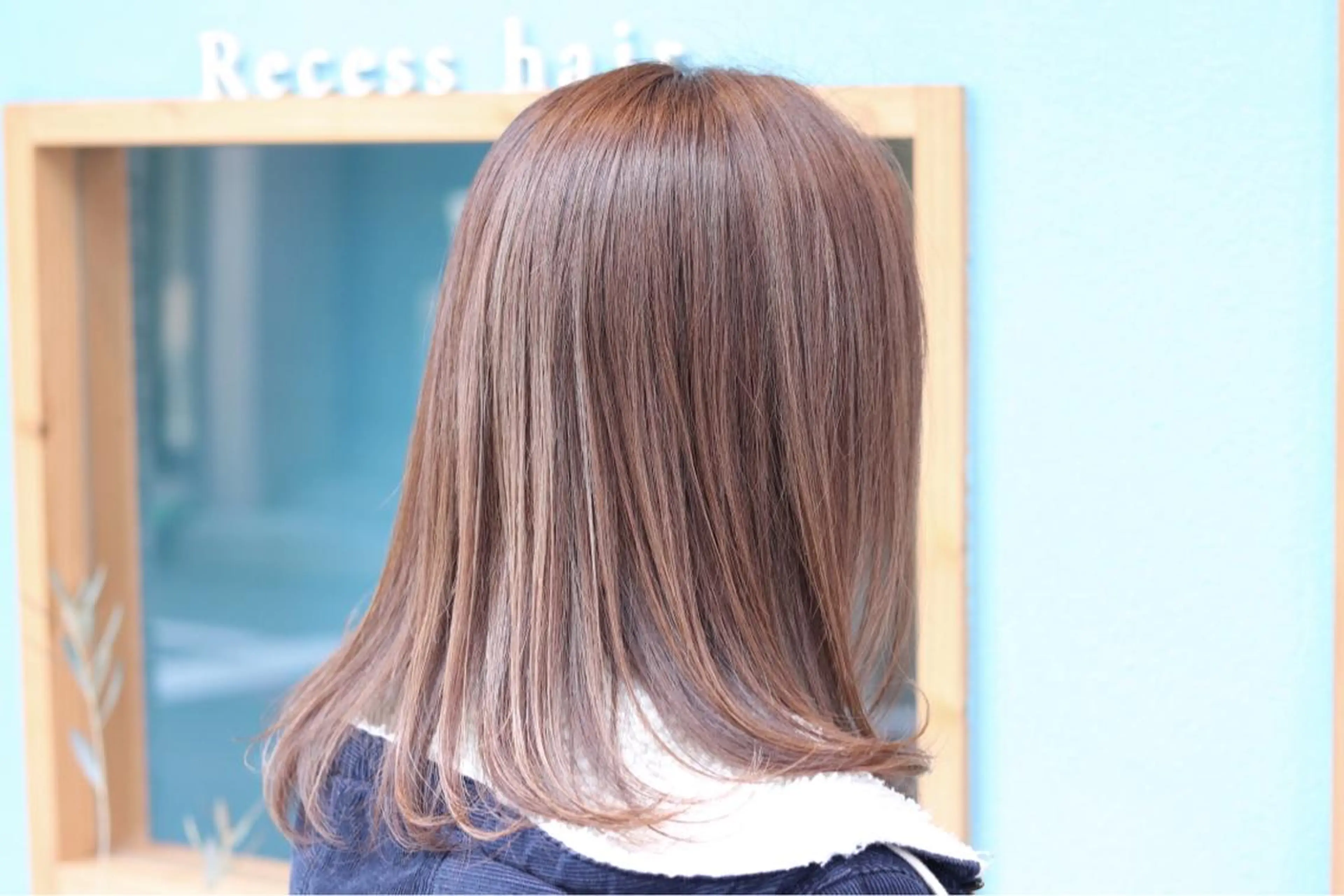 ミディアム カラー Recess hair所属・川内 政人のヘアスタイル