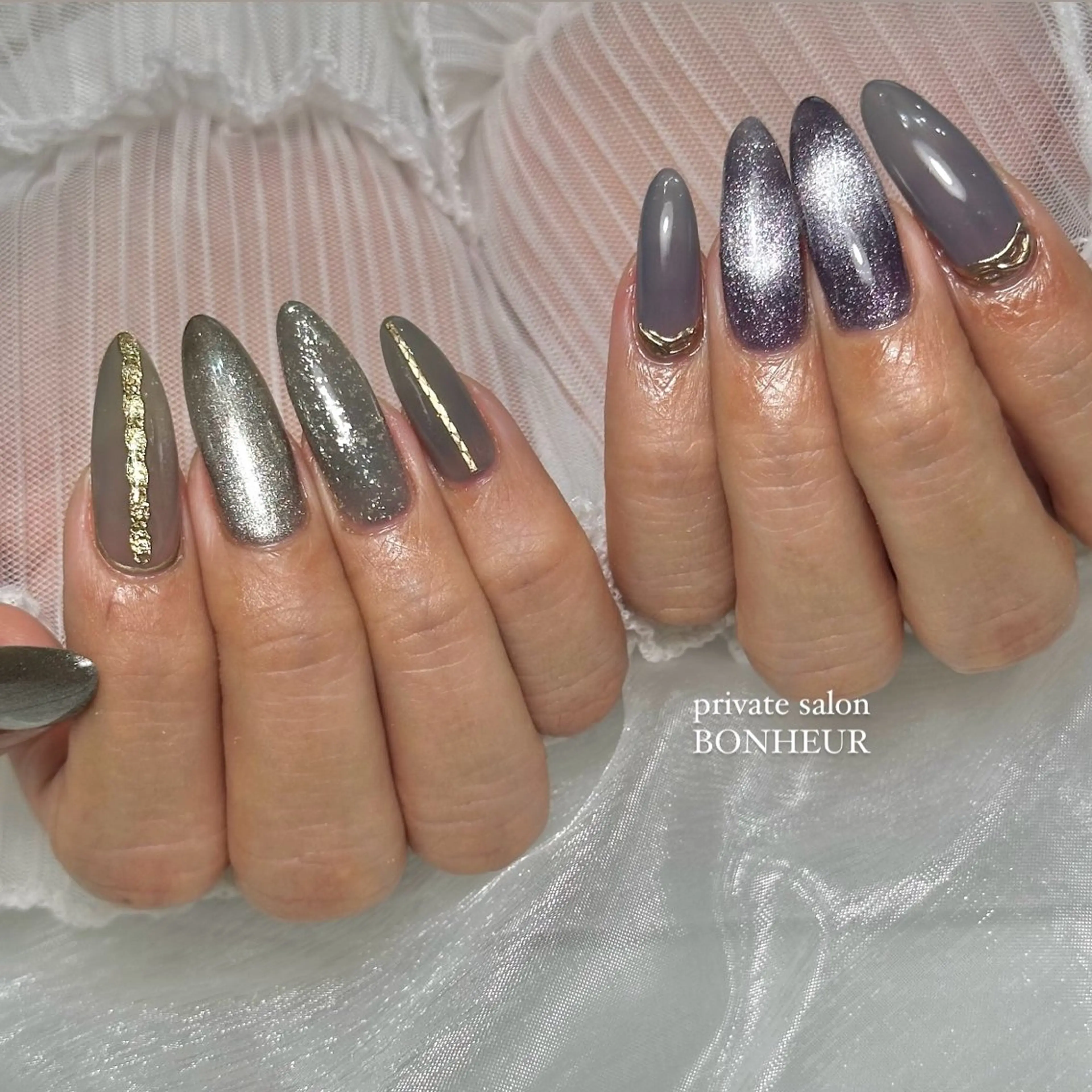 ネイル ハンドネイル BONHEUR Annaのネイルデザイン