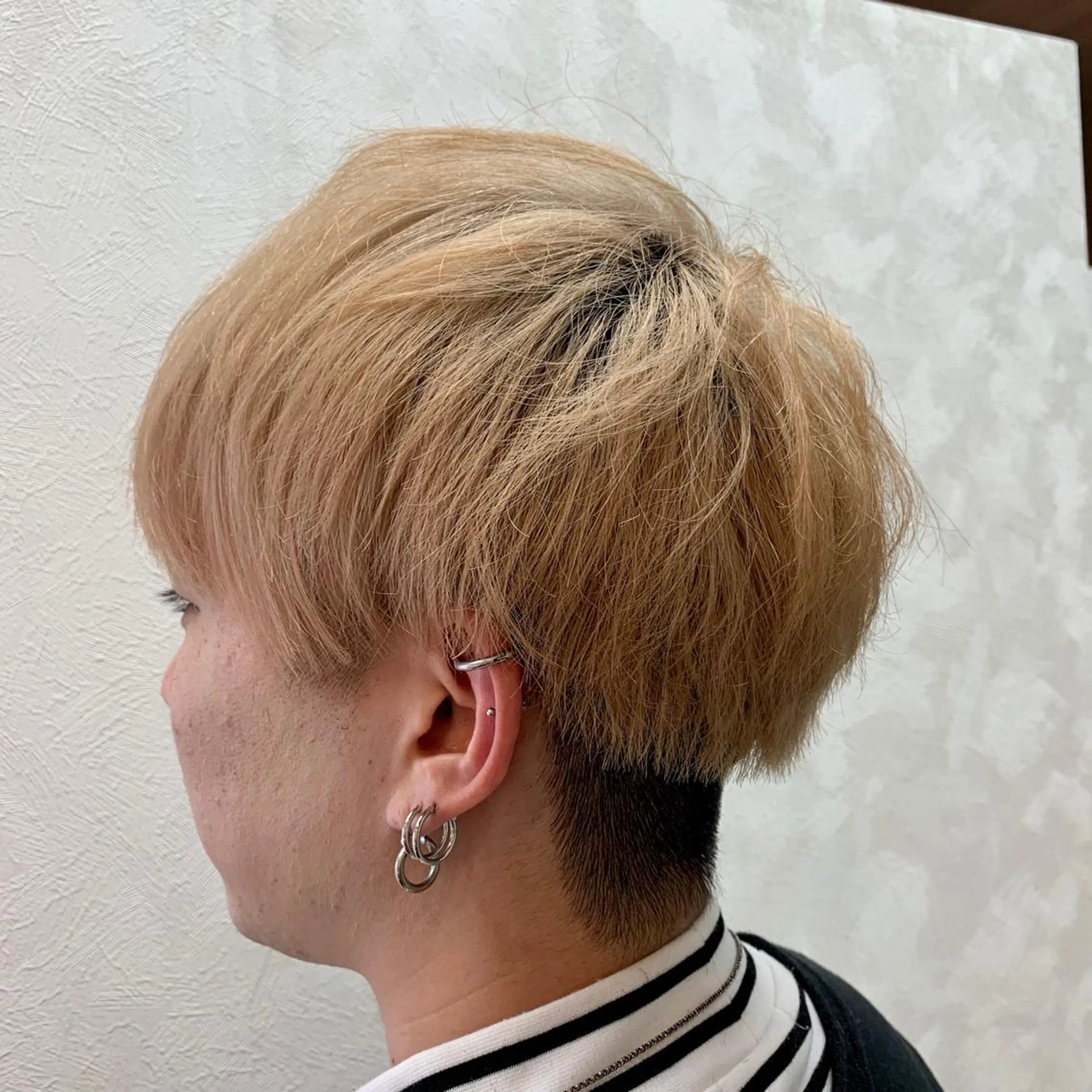 ショート メンズ メンズ韓国風 韓国マッシュ マッシュ 韓国風ヘア 加藤（旧姓　今竹） 遥花のヘアスタイル