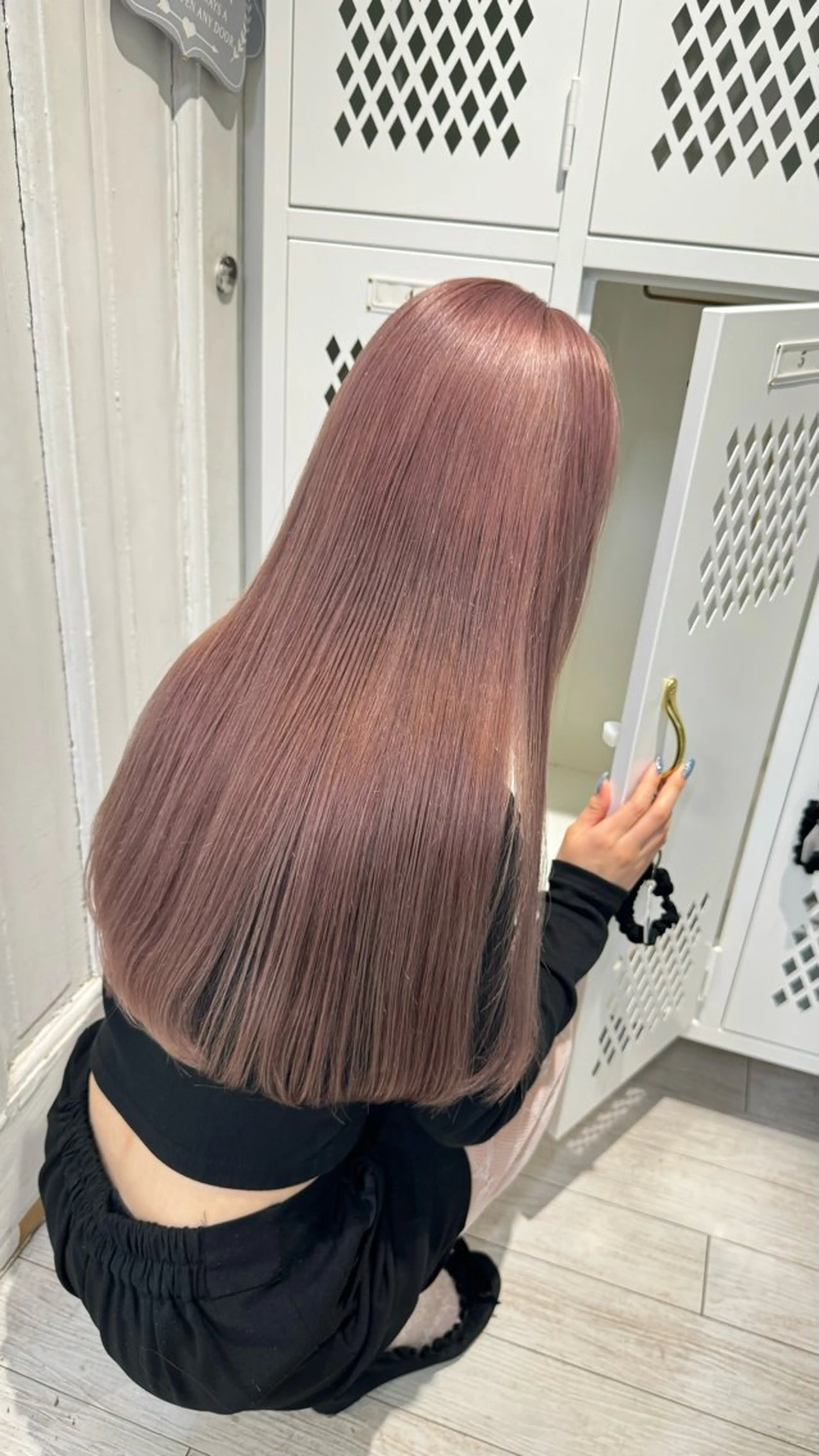 ロング カラー ヘアカラー トリートメント 🍓艶モテ暖色カラー 🎀mayu🍓のヘアスタイル