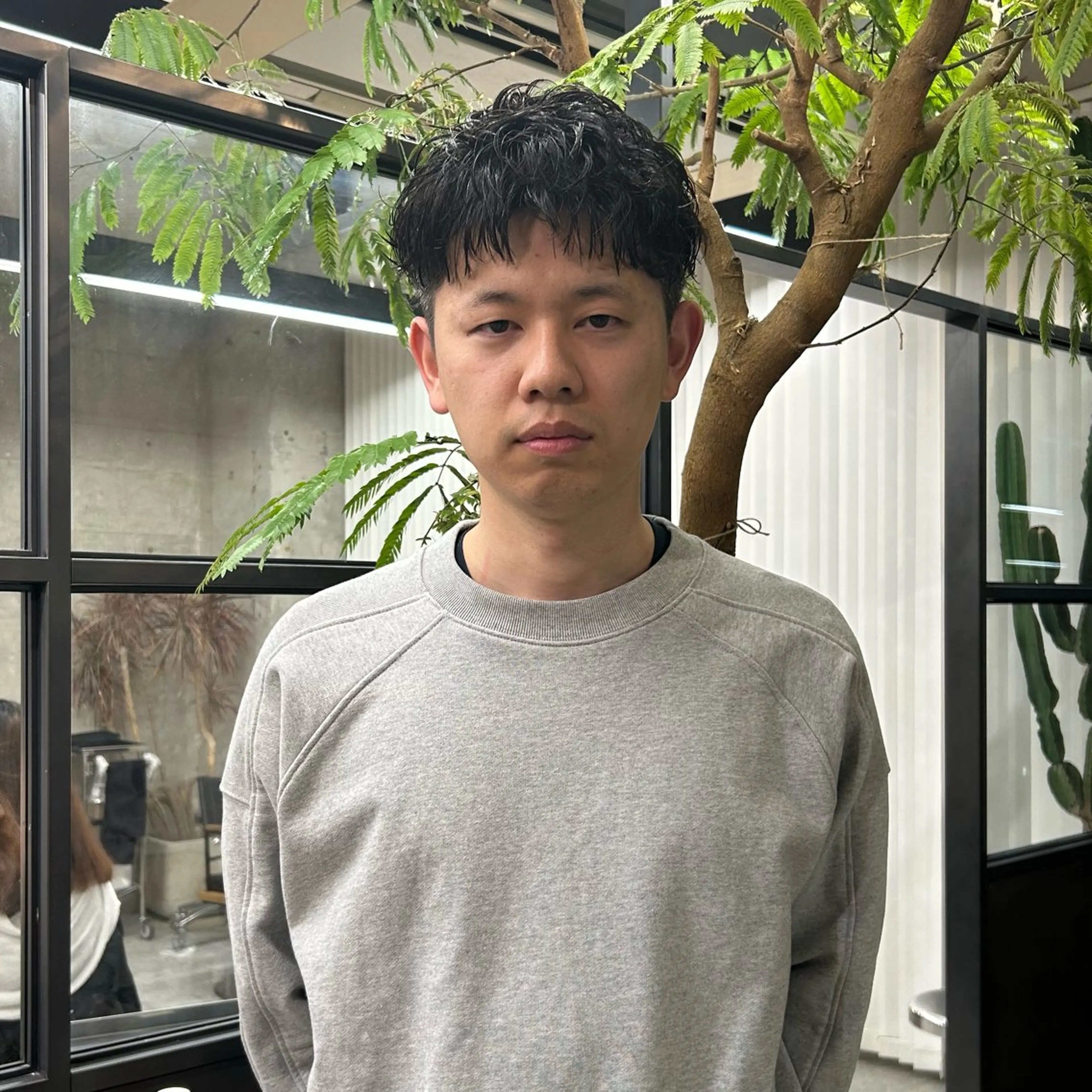 ショート パーマ メンズ カット パーマ 大本 メンズ/パーマのヘアスタイル