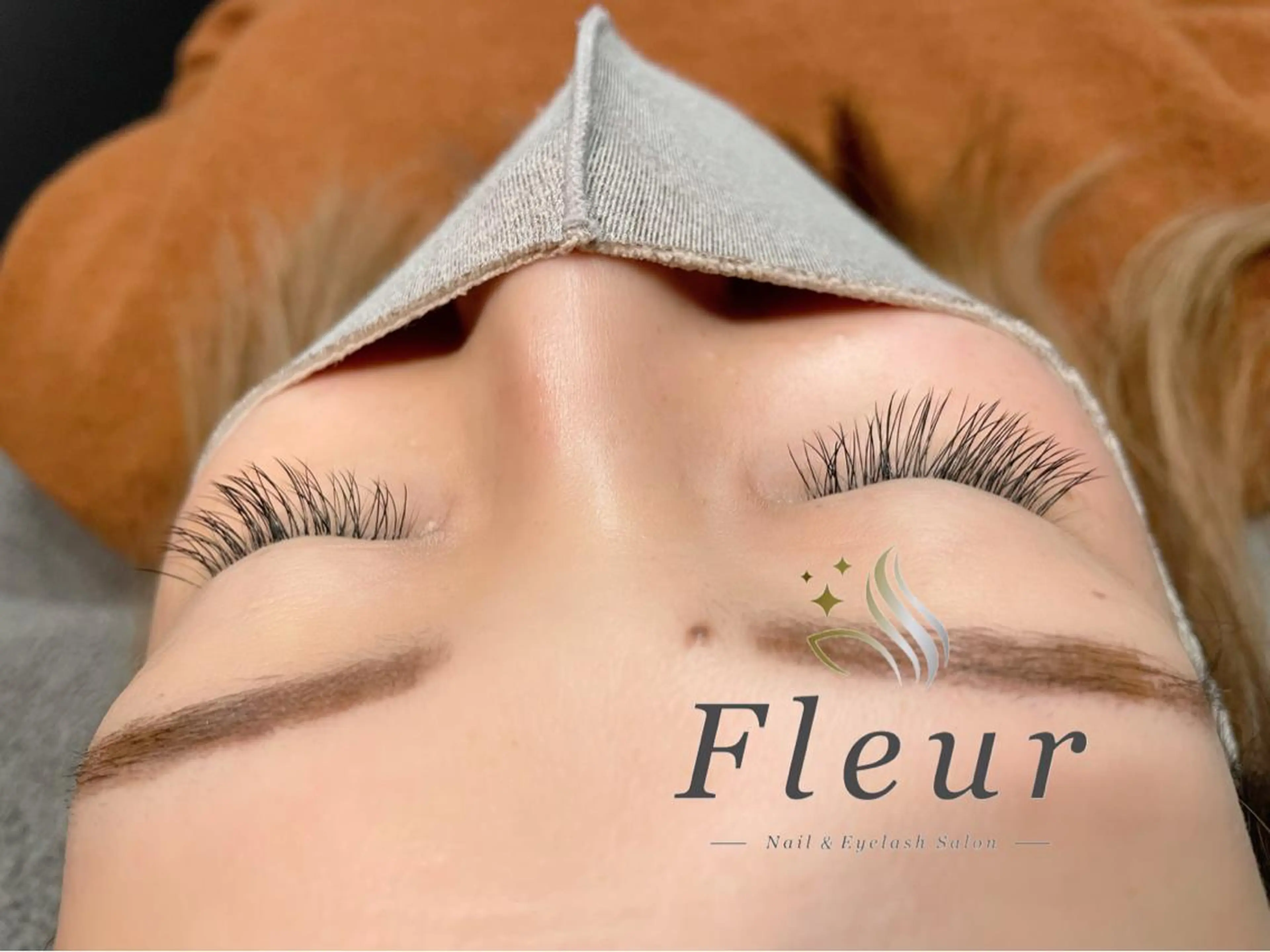 マツエク・マツパ フラットラッシュ ナチュラル Fleur☆ eyeのマツエク・マツパデザイン