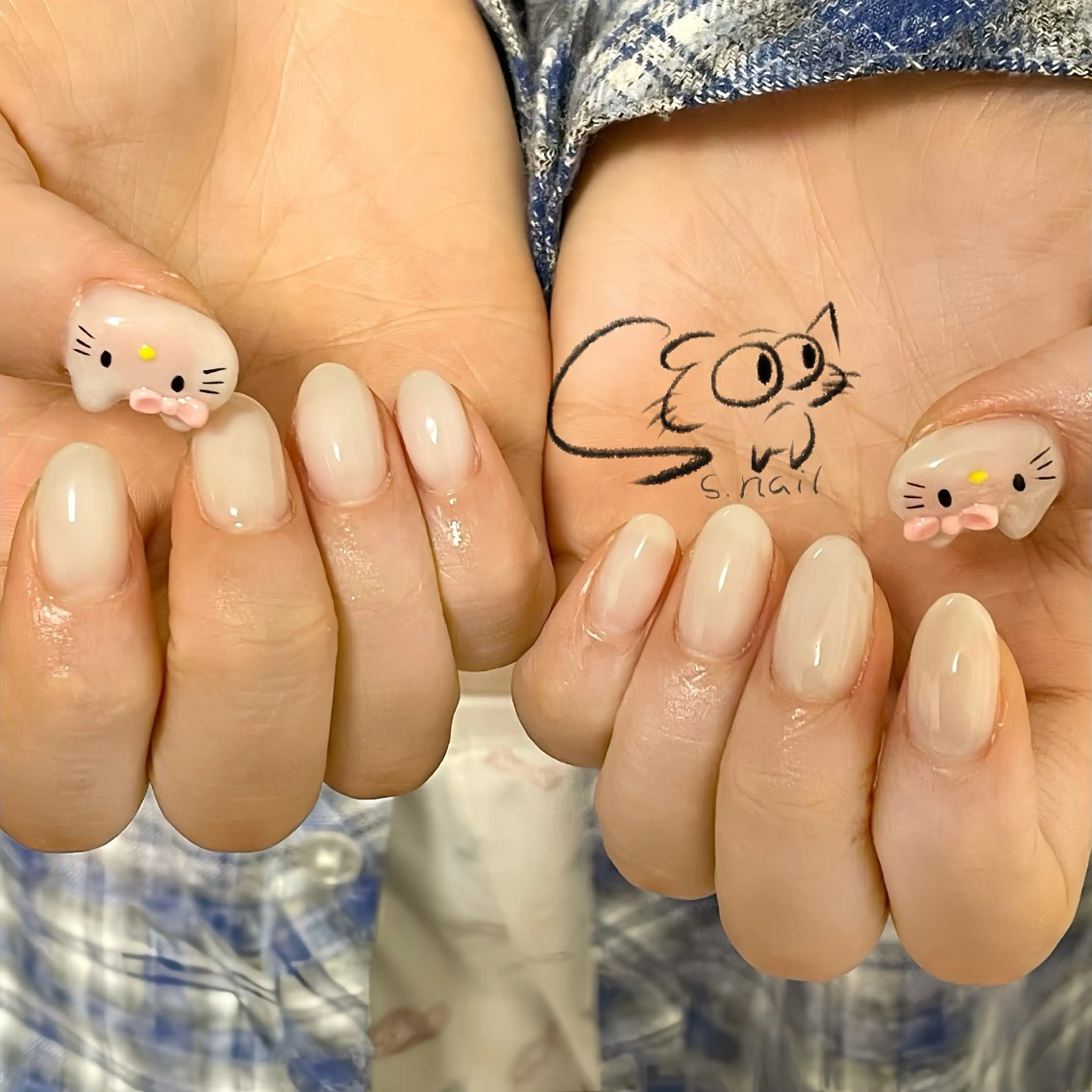 ネイル アートネイル チークネイル フレンチネイル グラデーション マグネットネイル ハンドネイル S.nail所属・S.nail _のネイルデザイン