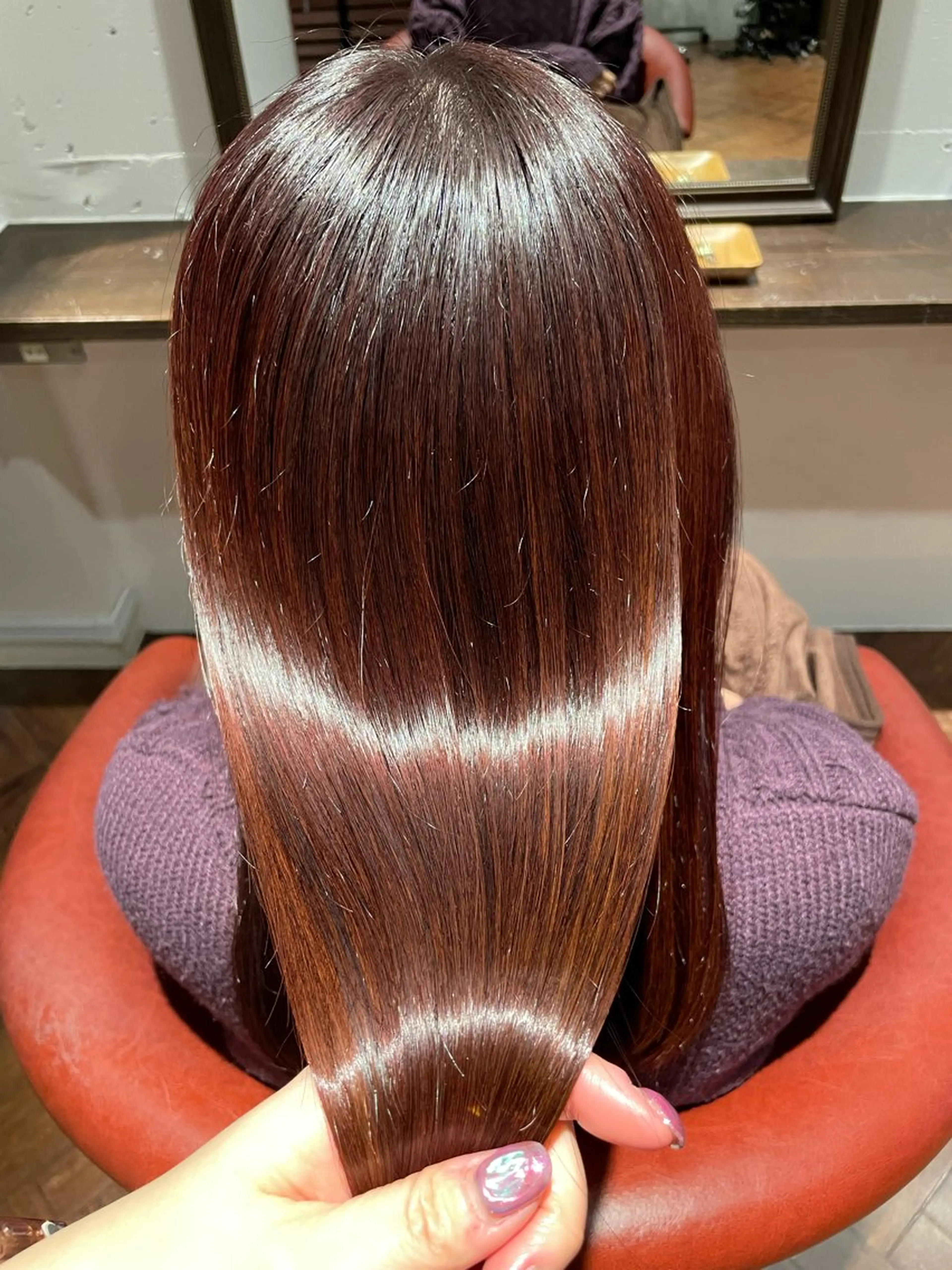 セミロング カラー カット ヘアカラー トリートメント ◇おの あすか◇のヘアスタイル