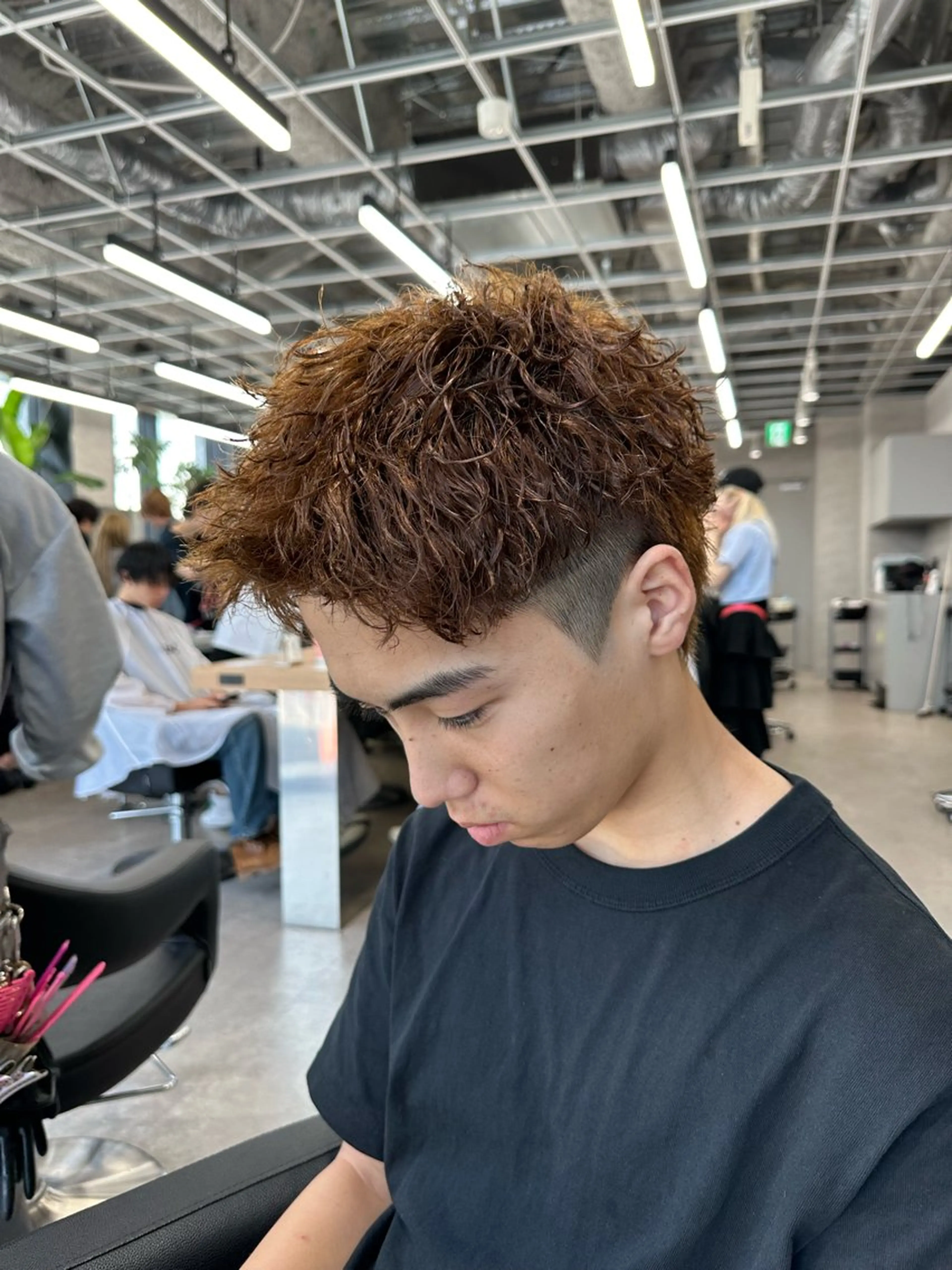 ショート カラー パーマ カット ヘアカラー パーマ 【メンズ特化】 サエキカズマのヘアスタイル