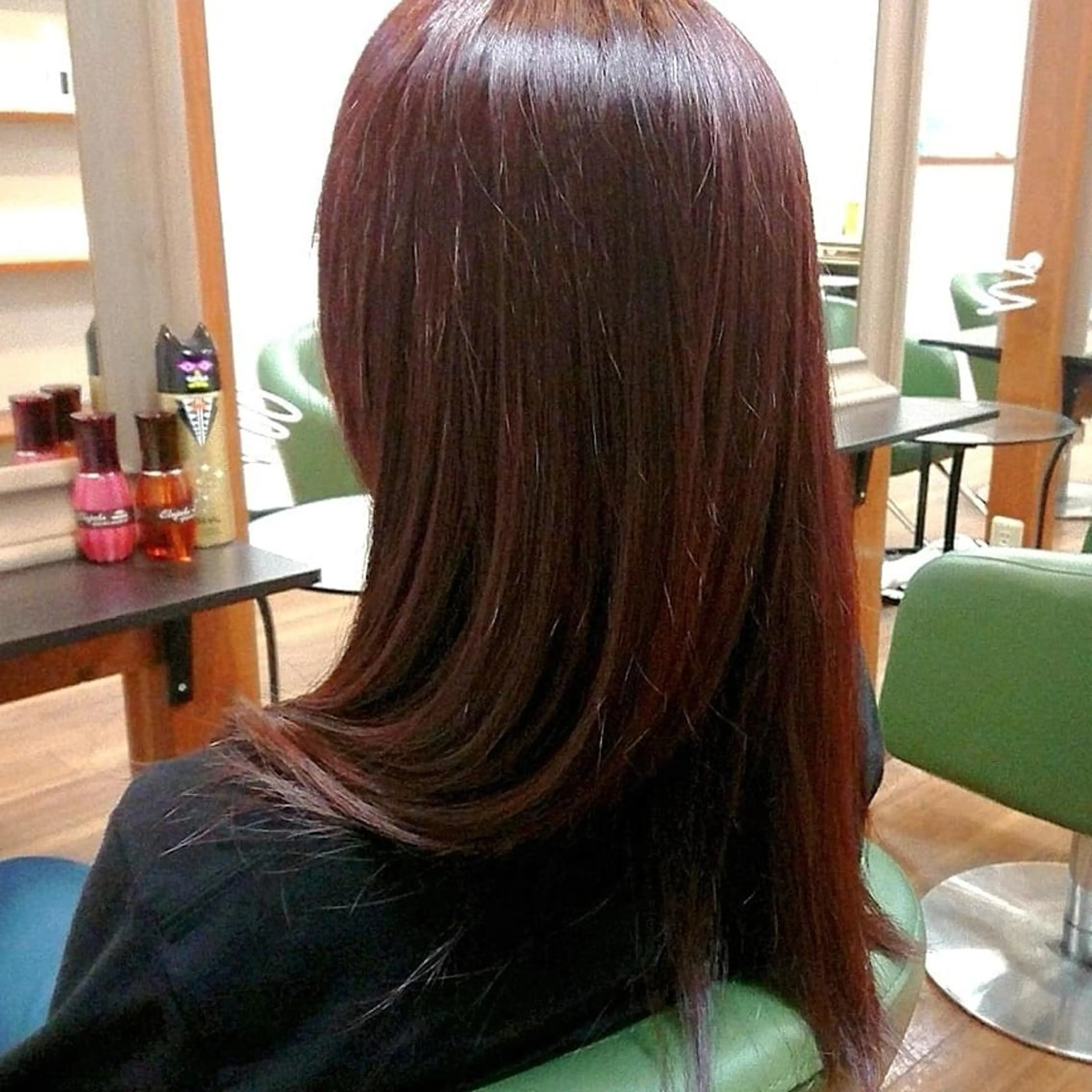 ロング ヘアカラー トリートメント 渡辺 康行のヘアスタイル