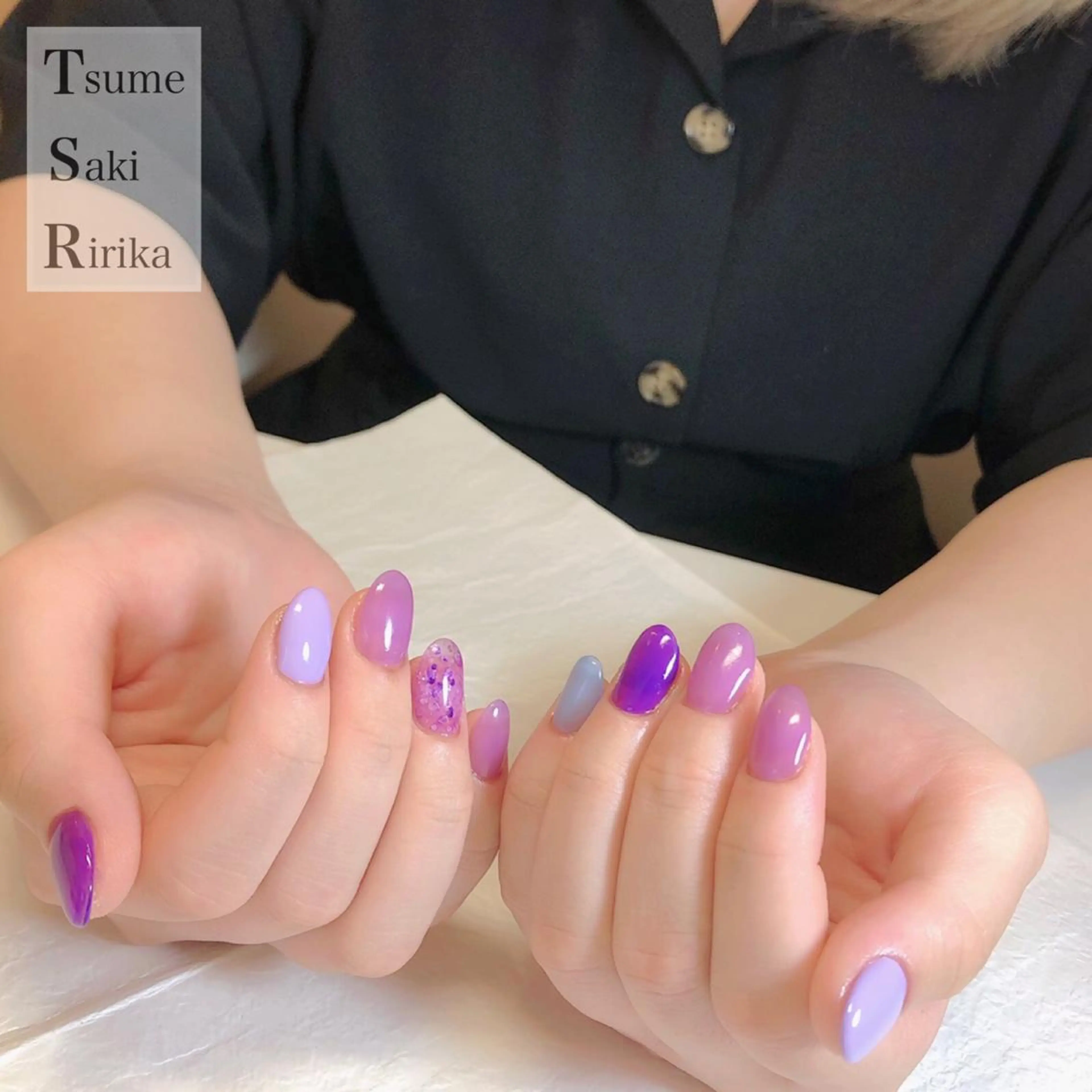 ネイル ハンドネイル ハンドケア 爪咲 りり花のネイルデザイン