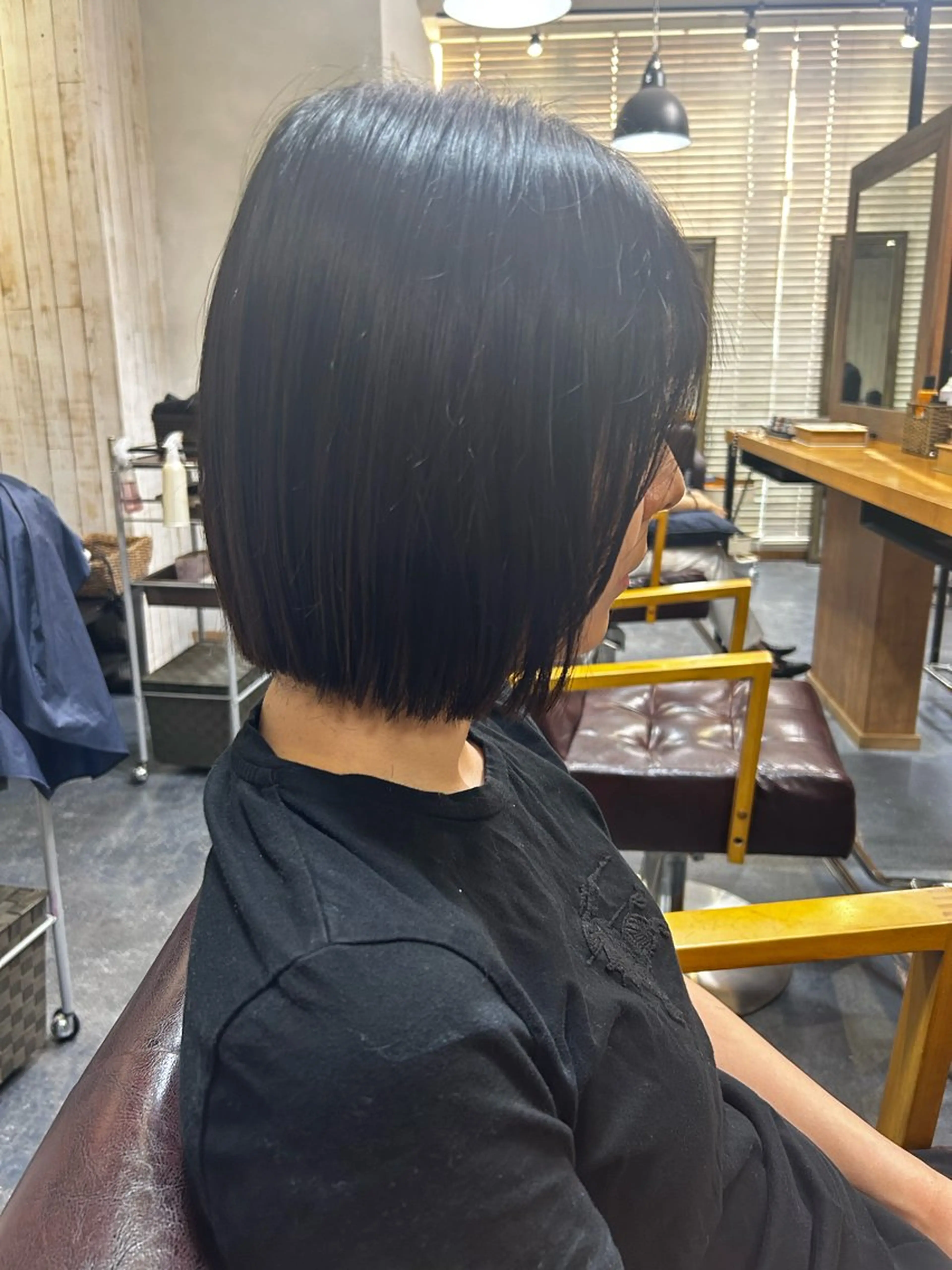 ミディアム カラー 切りっぱなしボブ ボブ MIKU 名古屋/矢場町のヘアスタイル