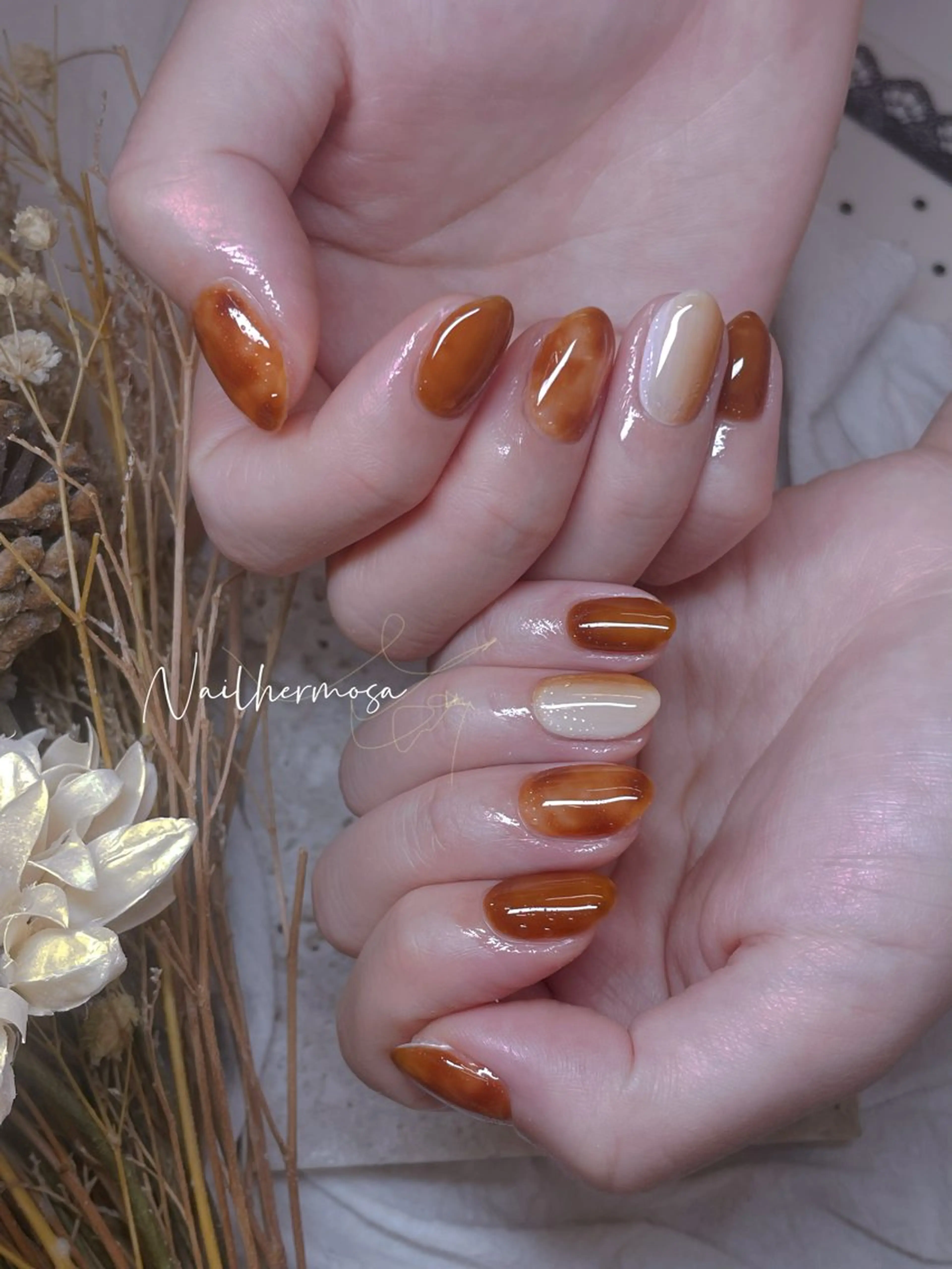 ネイル 長さ出し フラッシュネイル フットネイル ジェルネイル マグネットネイル ハンドネイル ネイル エルモサのネイルデザイン