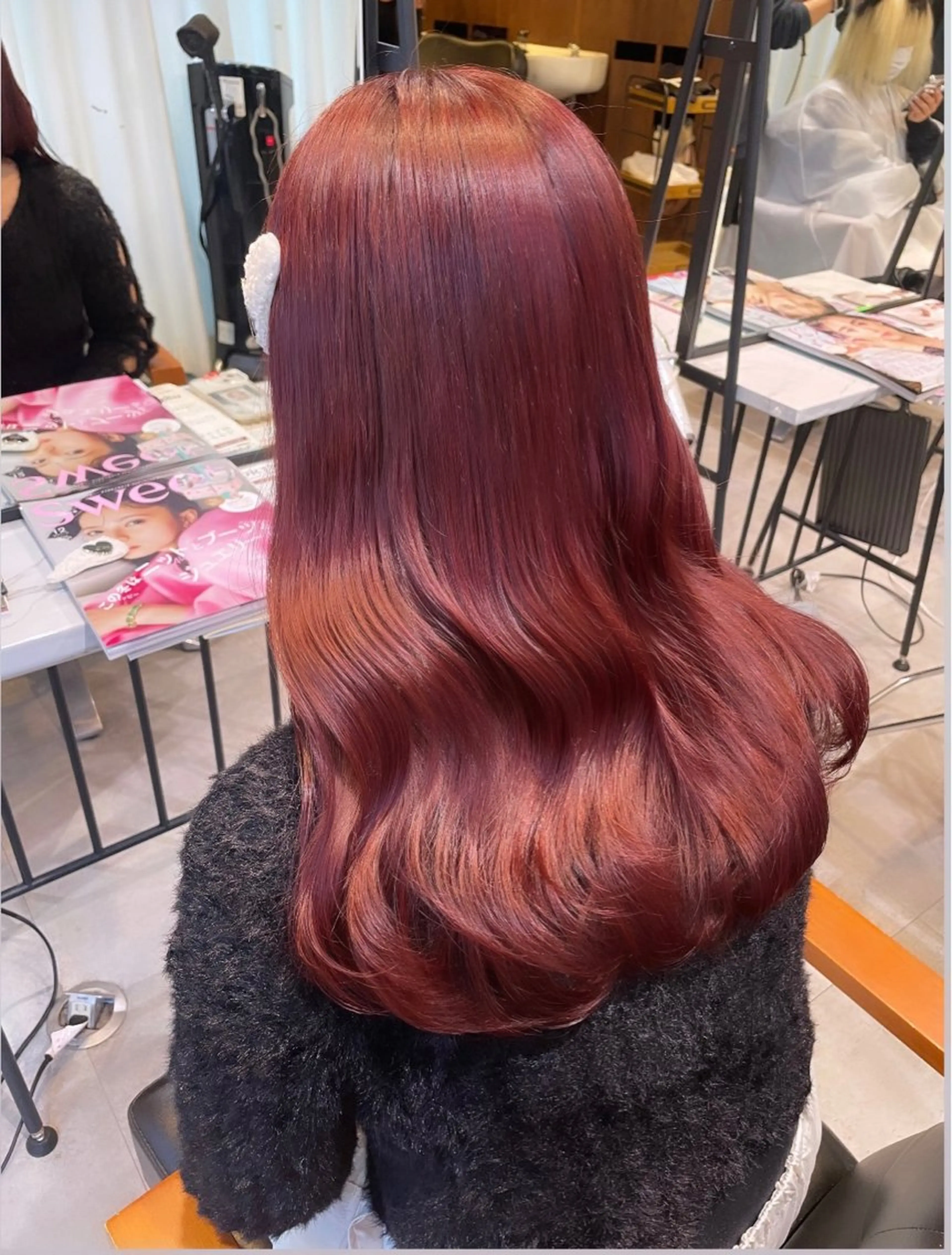 ロング カラー ピンクカラー ‎Lby home 🪽mikuのヘアスタイル