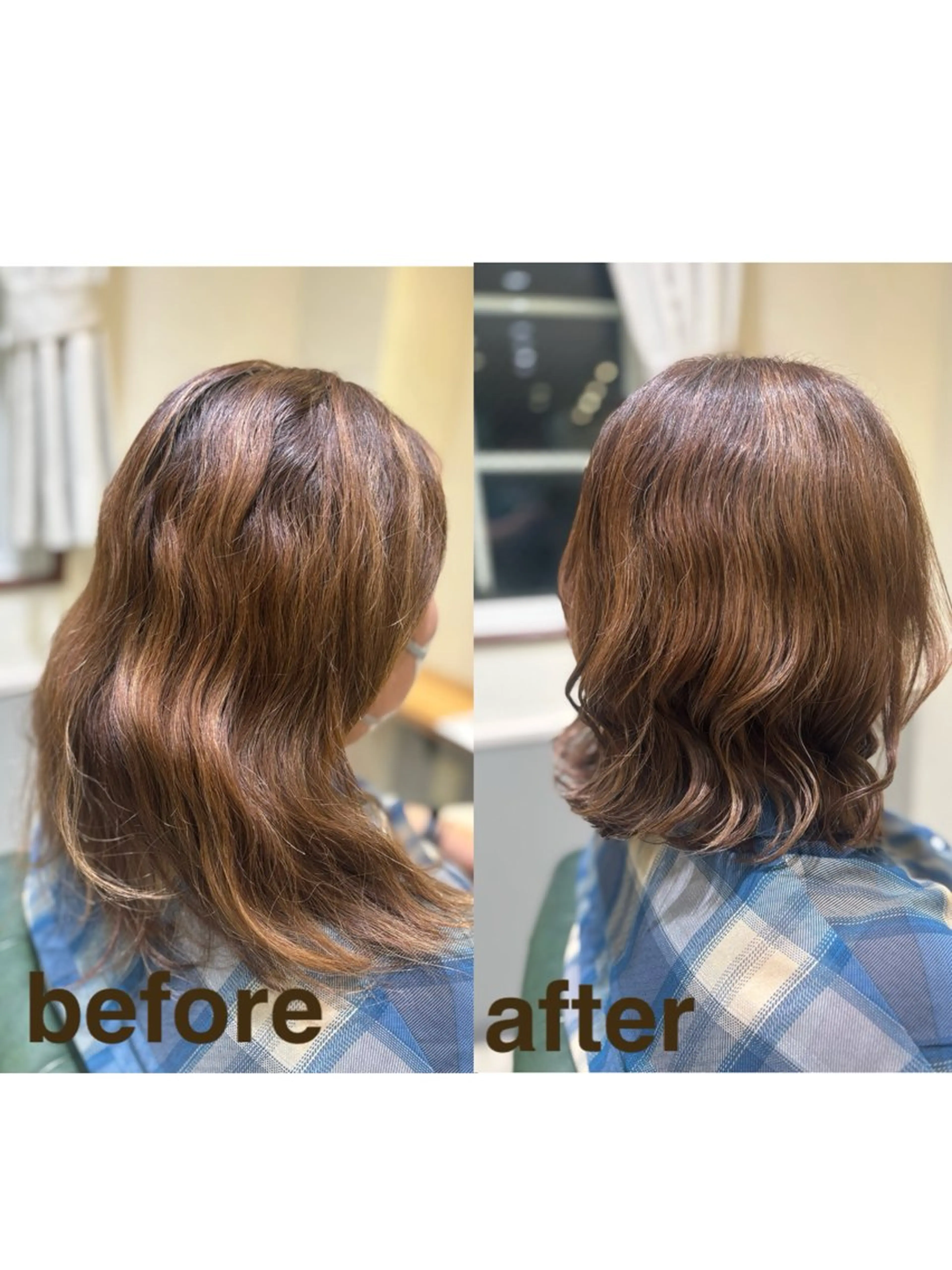 ミディアム laffin❁ななみ /パーマスタイルのヘアスタイル