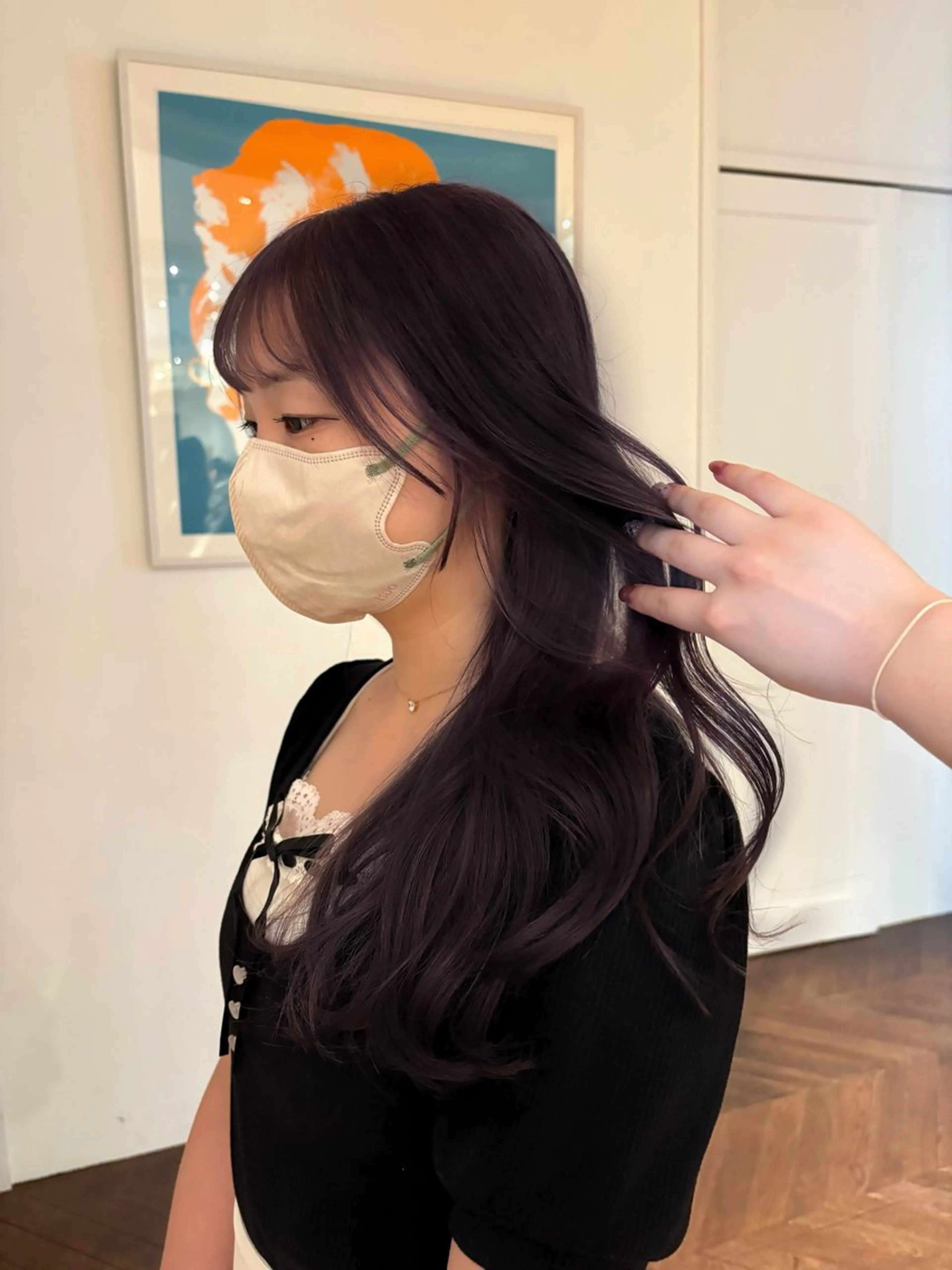 ロング カラー ラベンダーカラー 【SARA】 meiのヘアスタイル