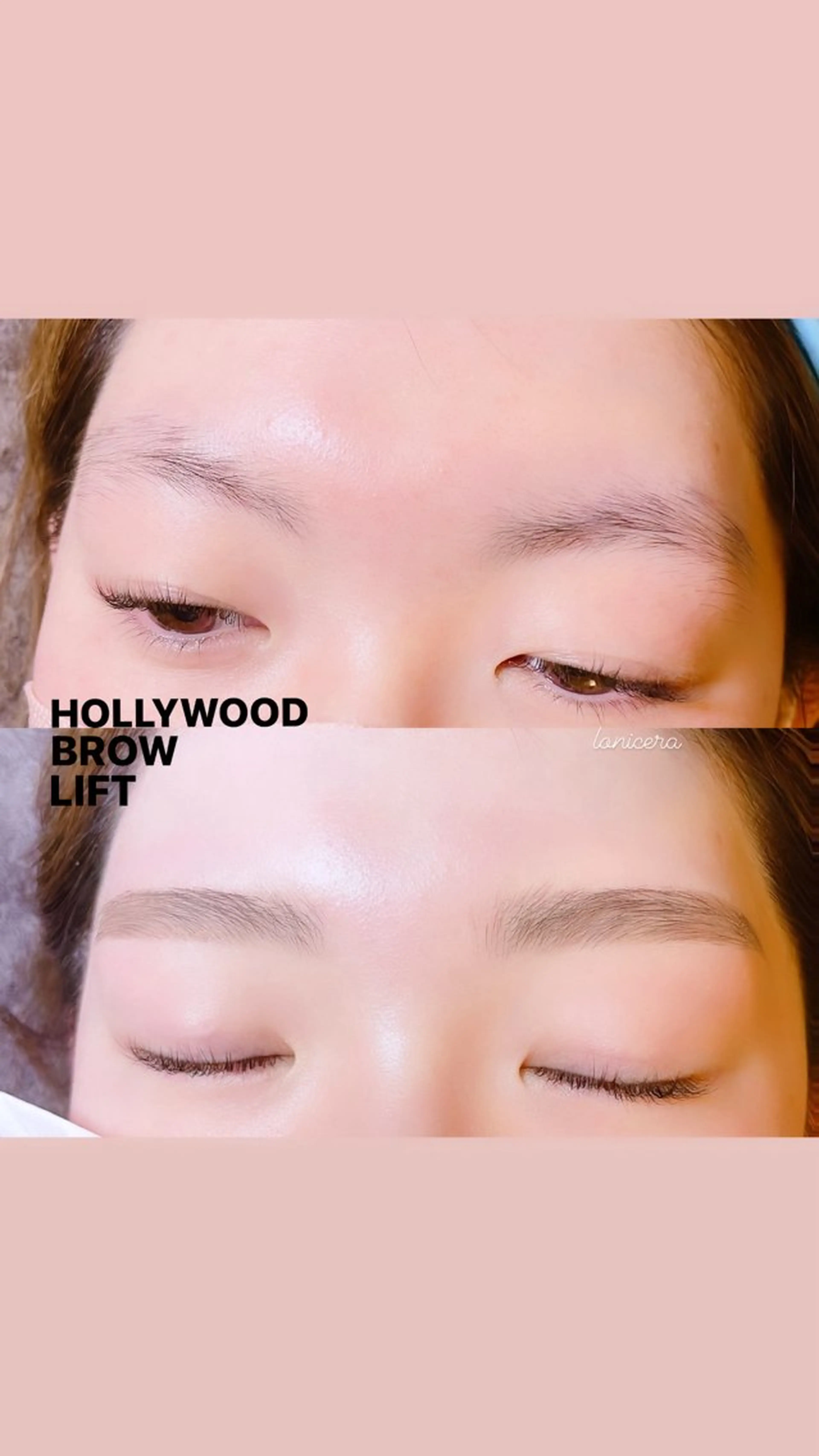 アイブロウ ハリウッドブロウリフト ロニセラ アイラッシュのマツエク・マツパデザイン