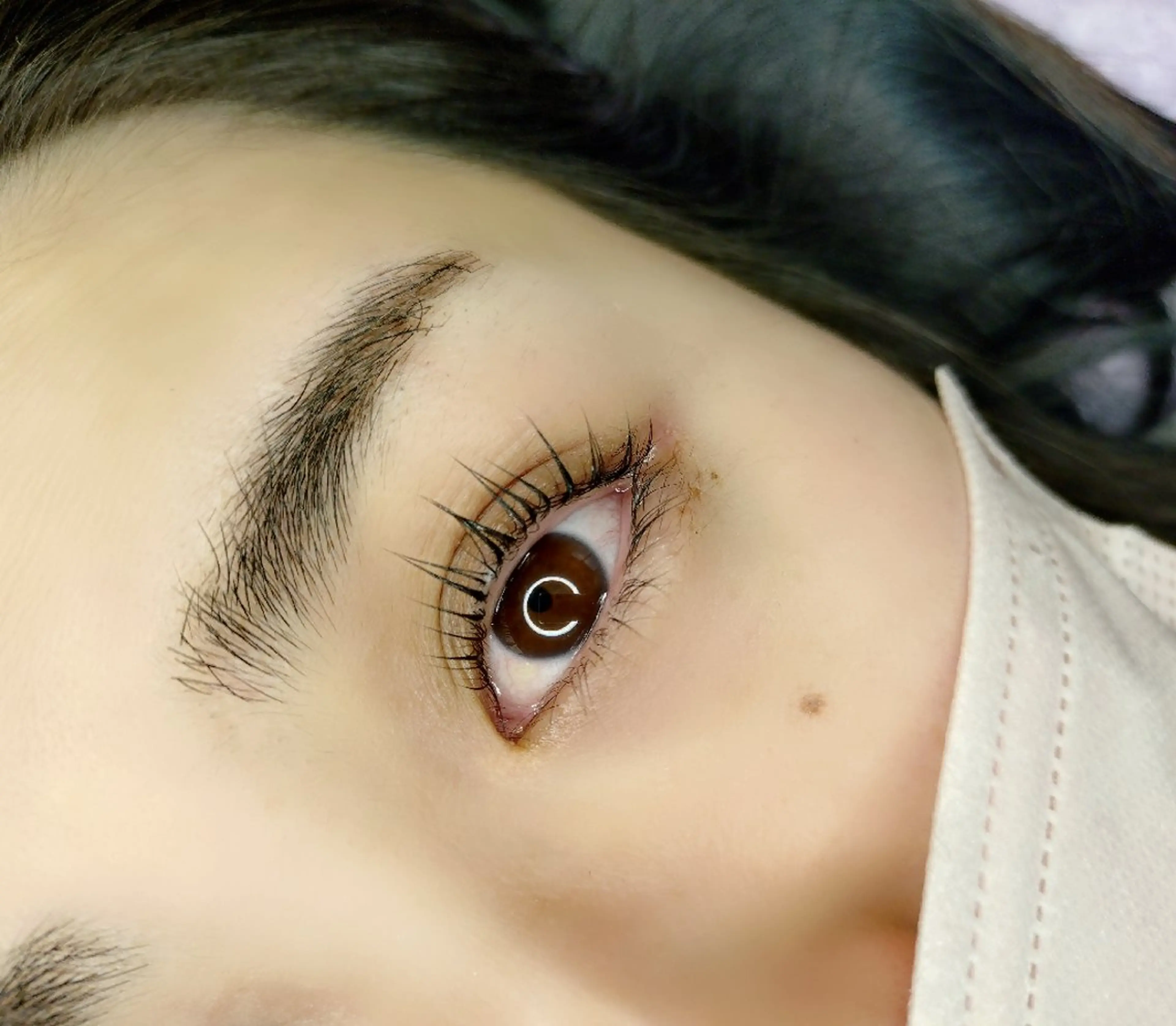 マツエク・マツパ ナチュラル 一重×まつ毛パーマ マツパ maison calmeのマツエク・マツパデザイン