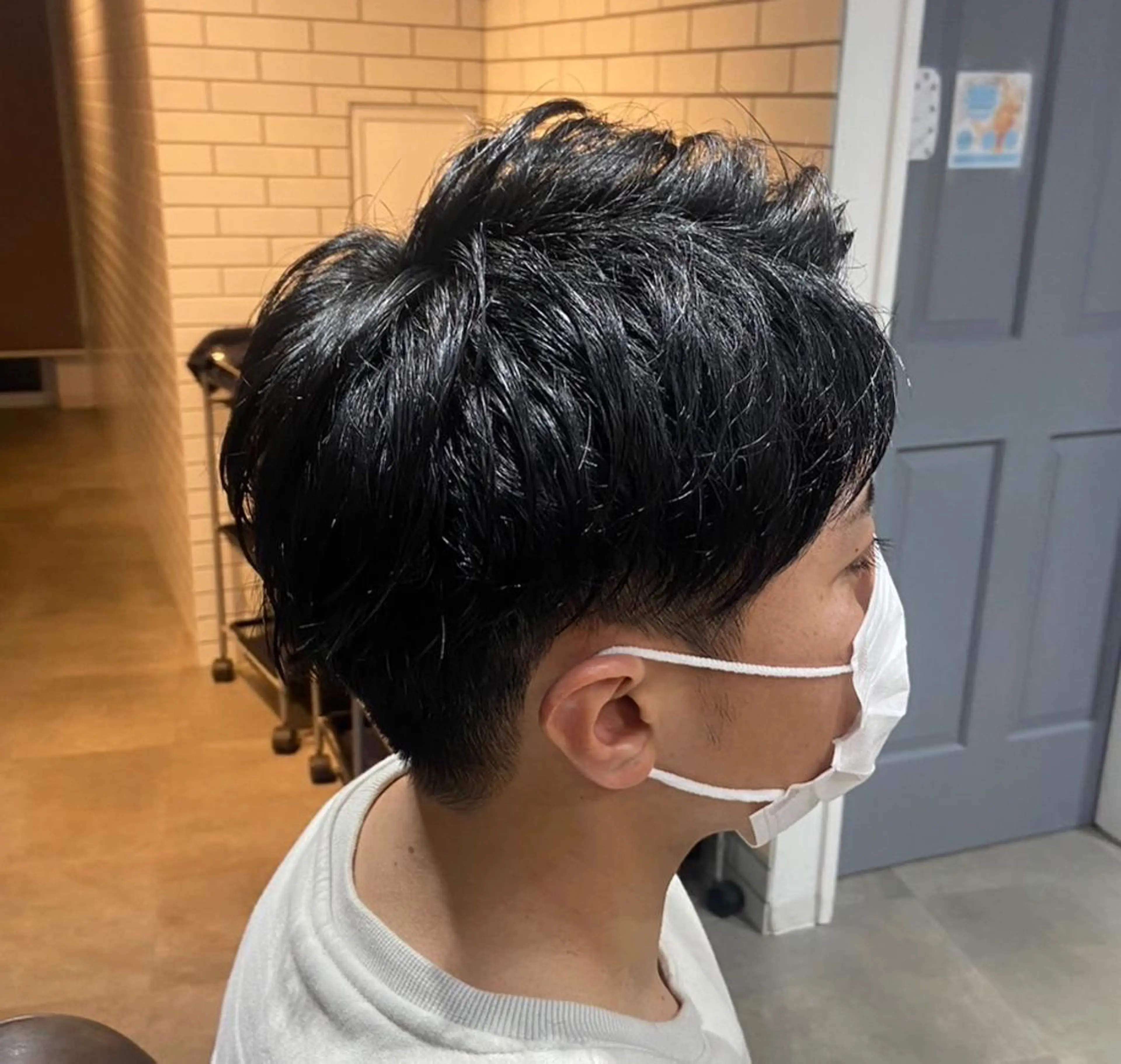 メンズ 安岡美咲✂︎ 艶カラー/髪質改善のヘアスタイル