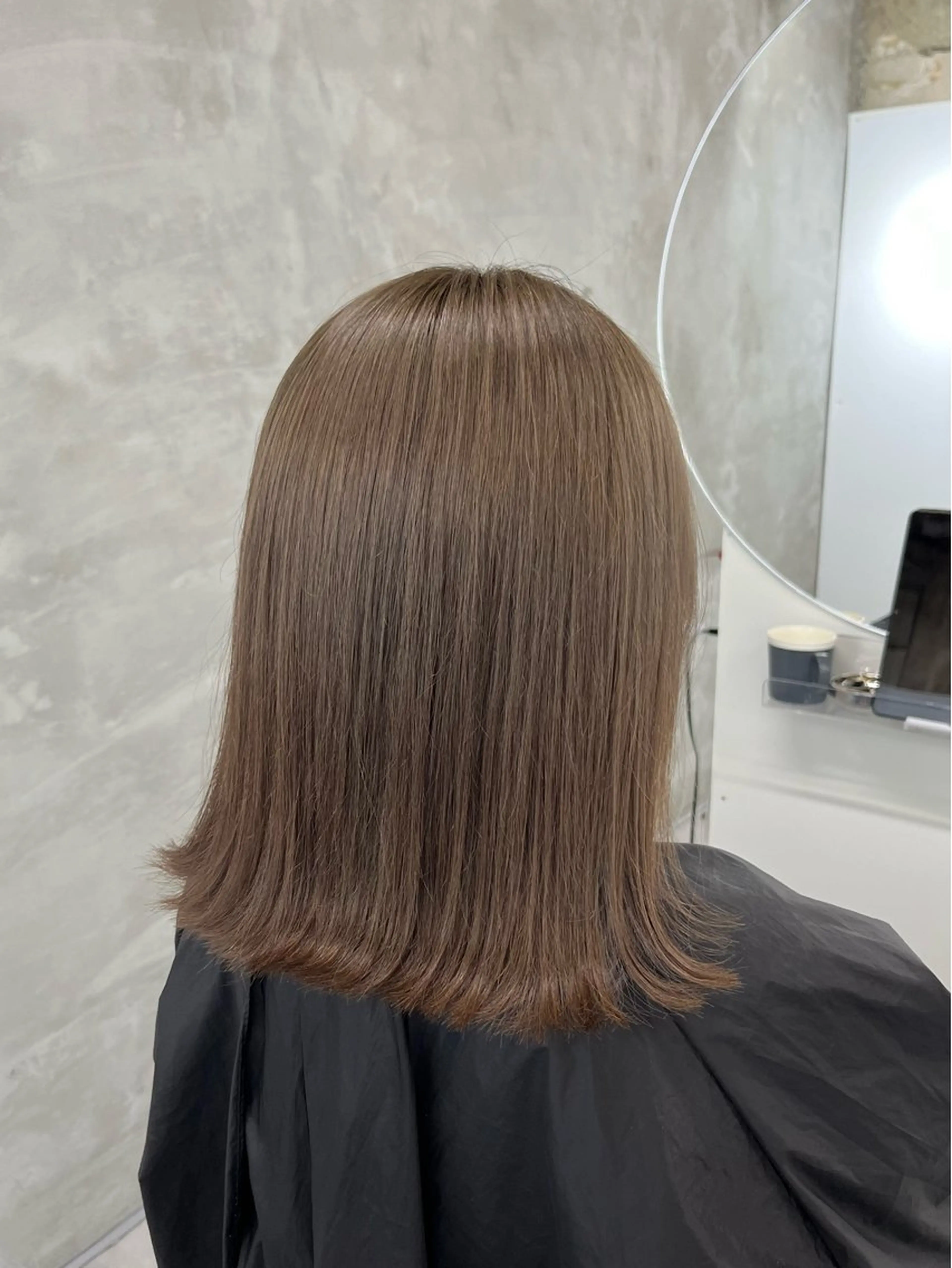 ミディアム カラー ヘアカラー トリートメント yuuna ✮ レイヤーカットのヘアスタイル