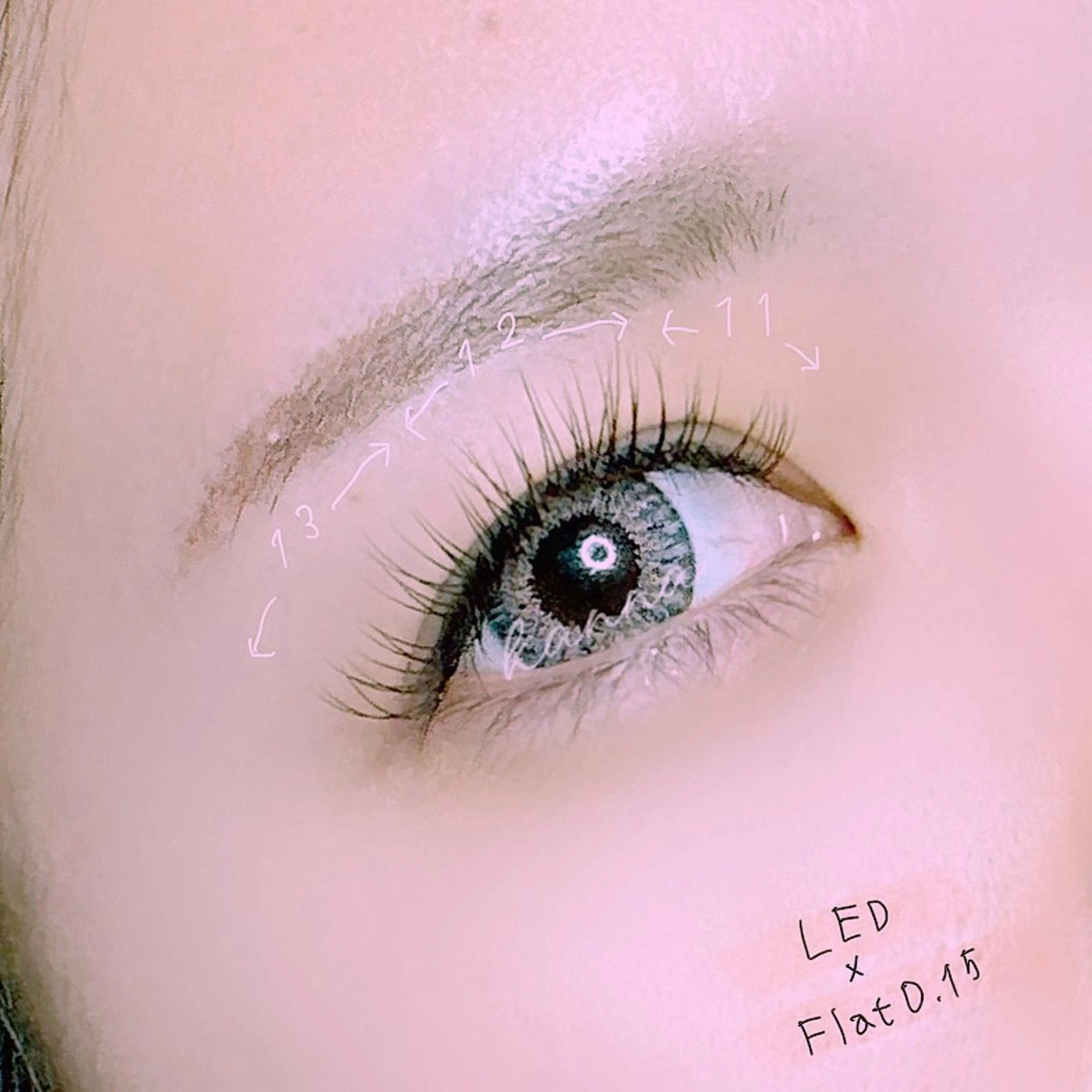 マツエク・マツパ Abientot Kannaのマツエク・マツパデザイン