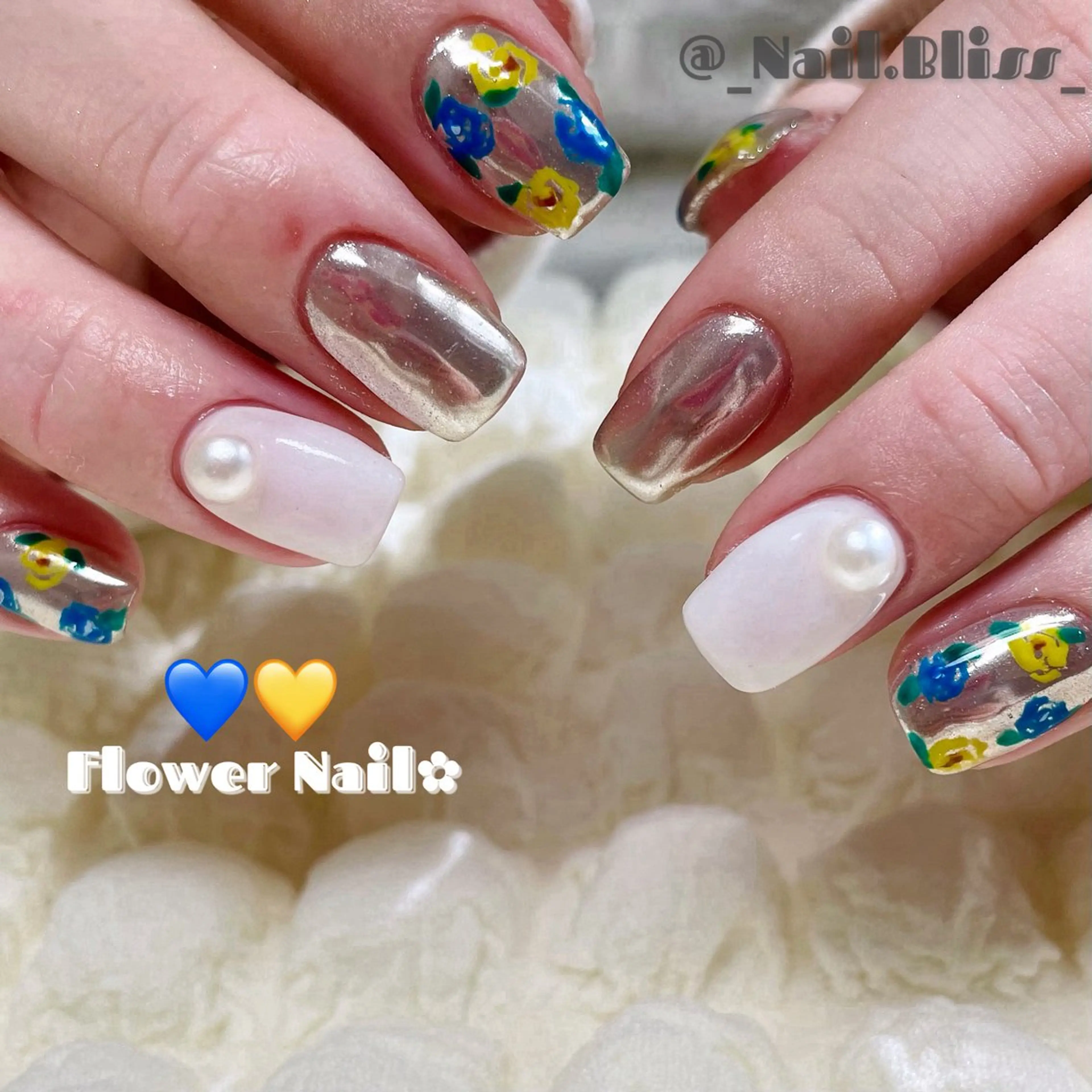 ネイル 持ち込み ハンドネイル NAIL BLISSのネイルデザイン