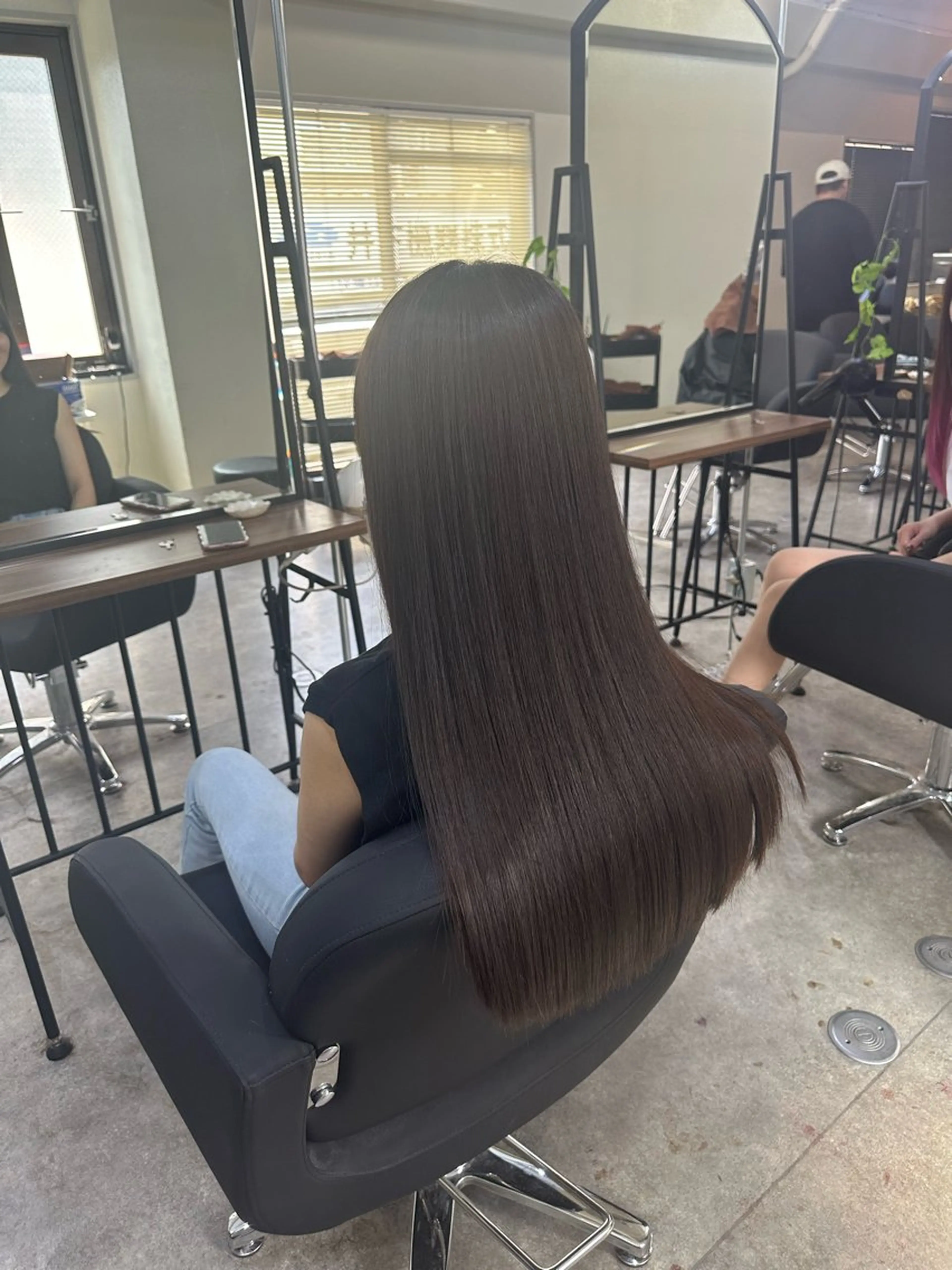 ロング ハイライト 髪質改善 韓国風ヘア トリートメント 猫ｯ毛さんヘア🐈 Misa【女性】のヘアスタイル