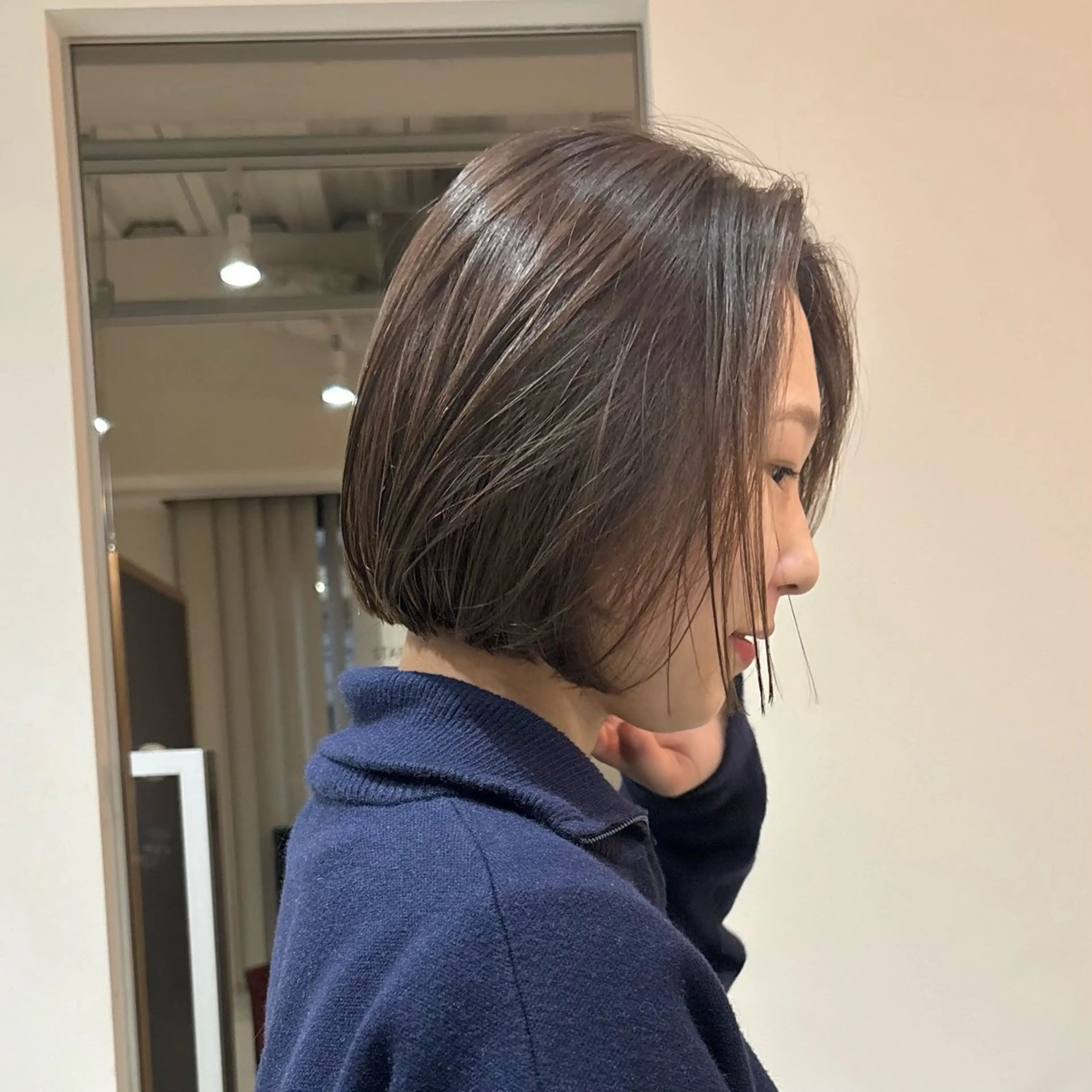 ショート AHNKISM所属・トレンド🌷 ボブ　パーマ🩰のヘアスタイル